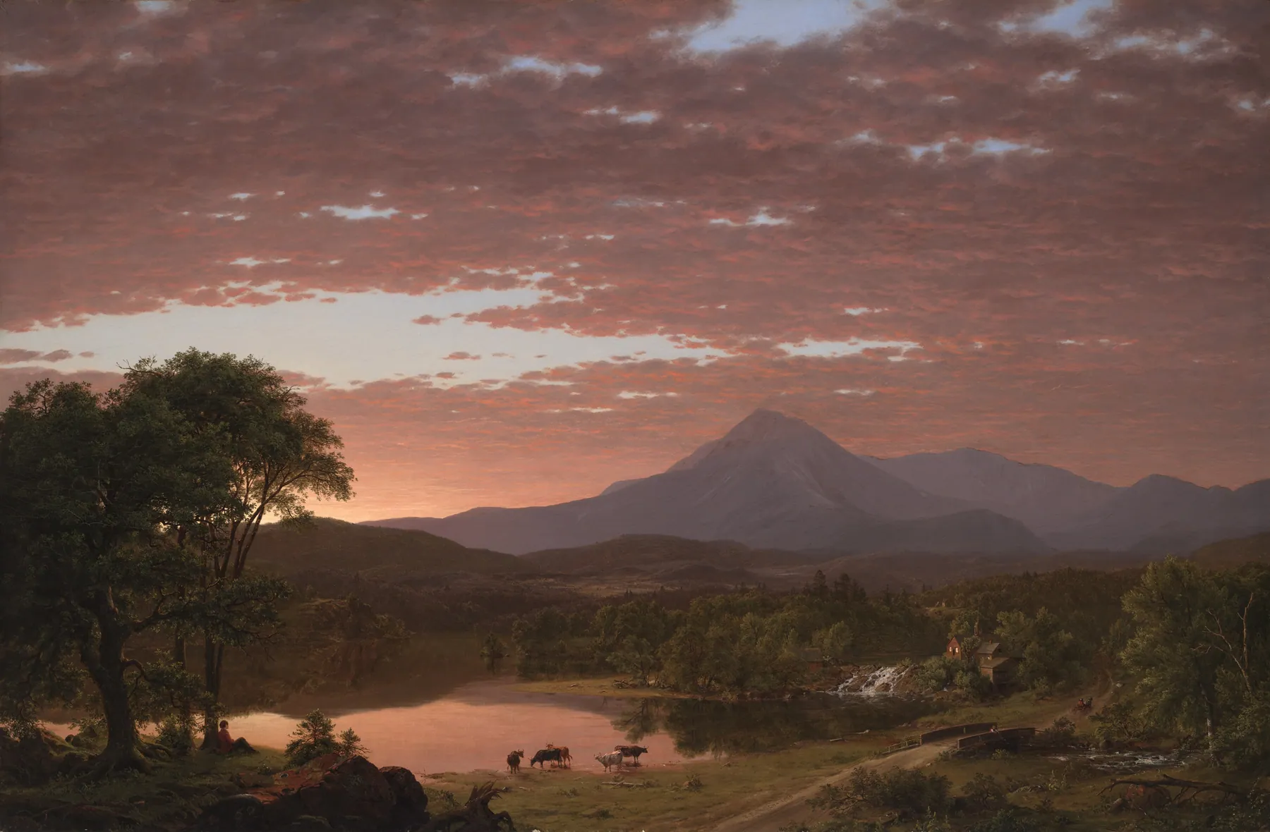 Vista del monte Katahdin, de Frederic Edwin Church