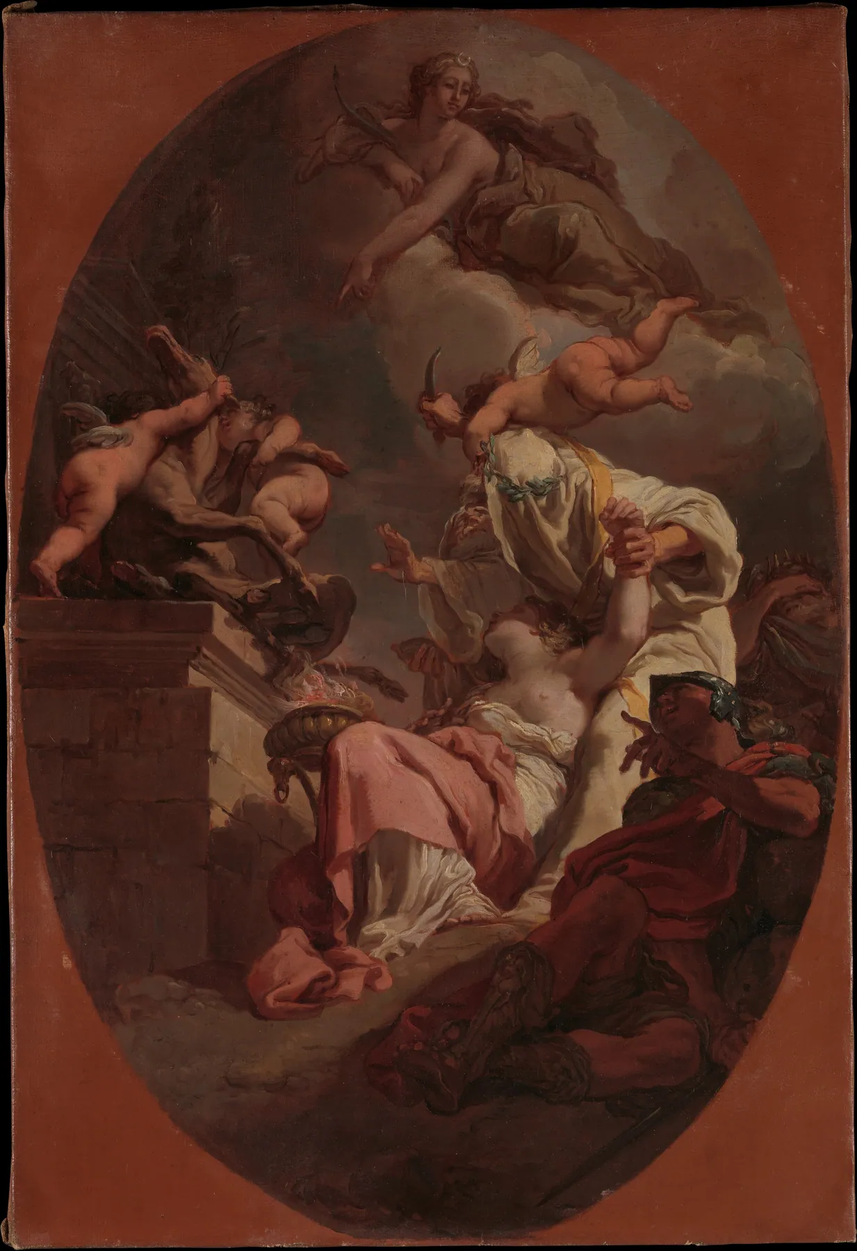 El sacrificio de Ifigenia, de Gaetano Gandolfi