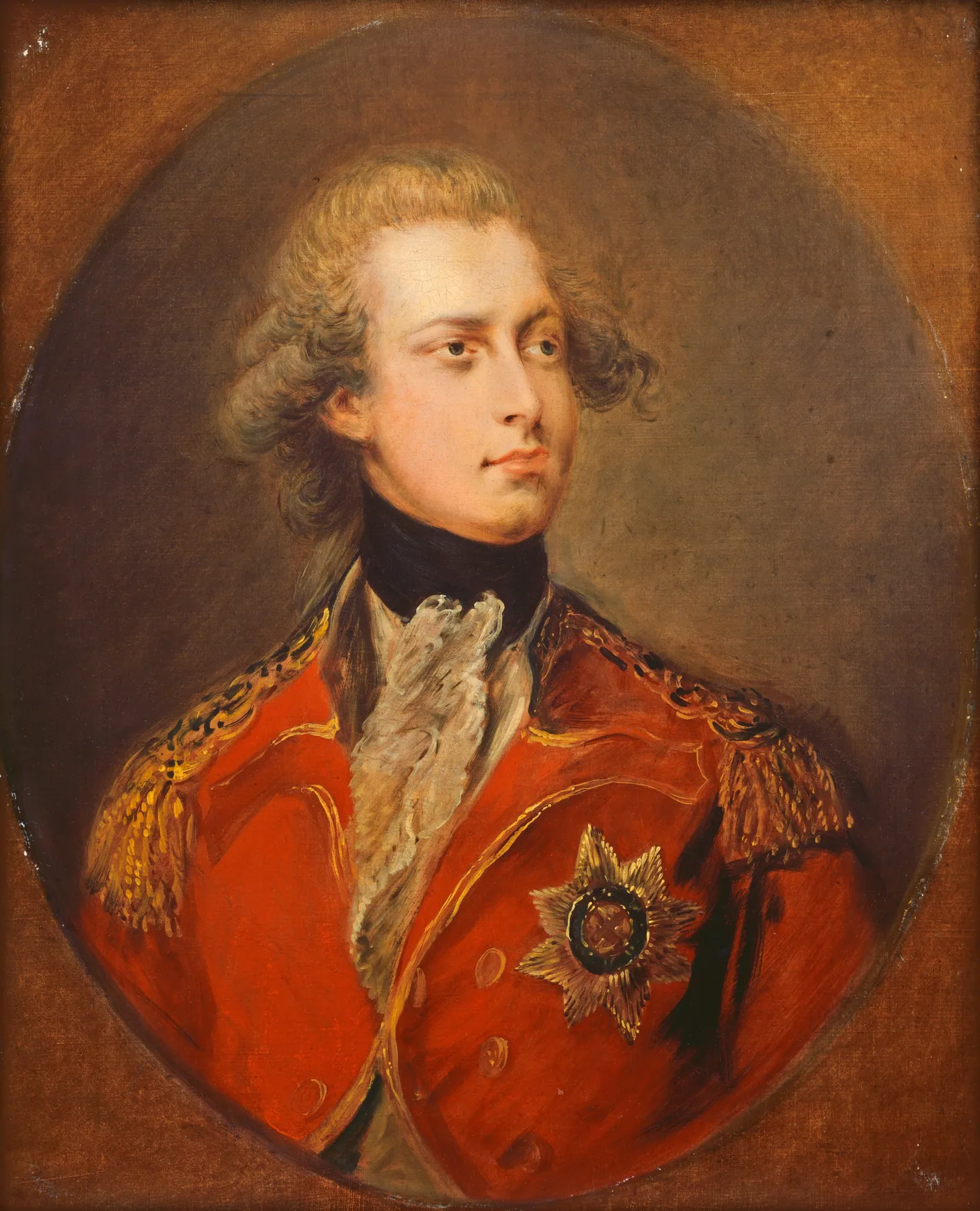 Jorge IV como príncipe de Gales, de Gainsborough Dupont