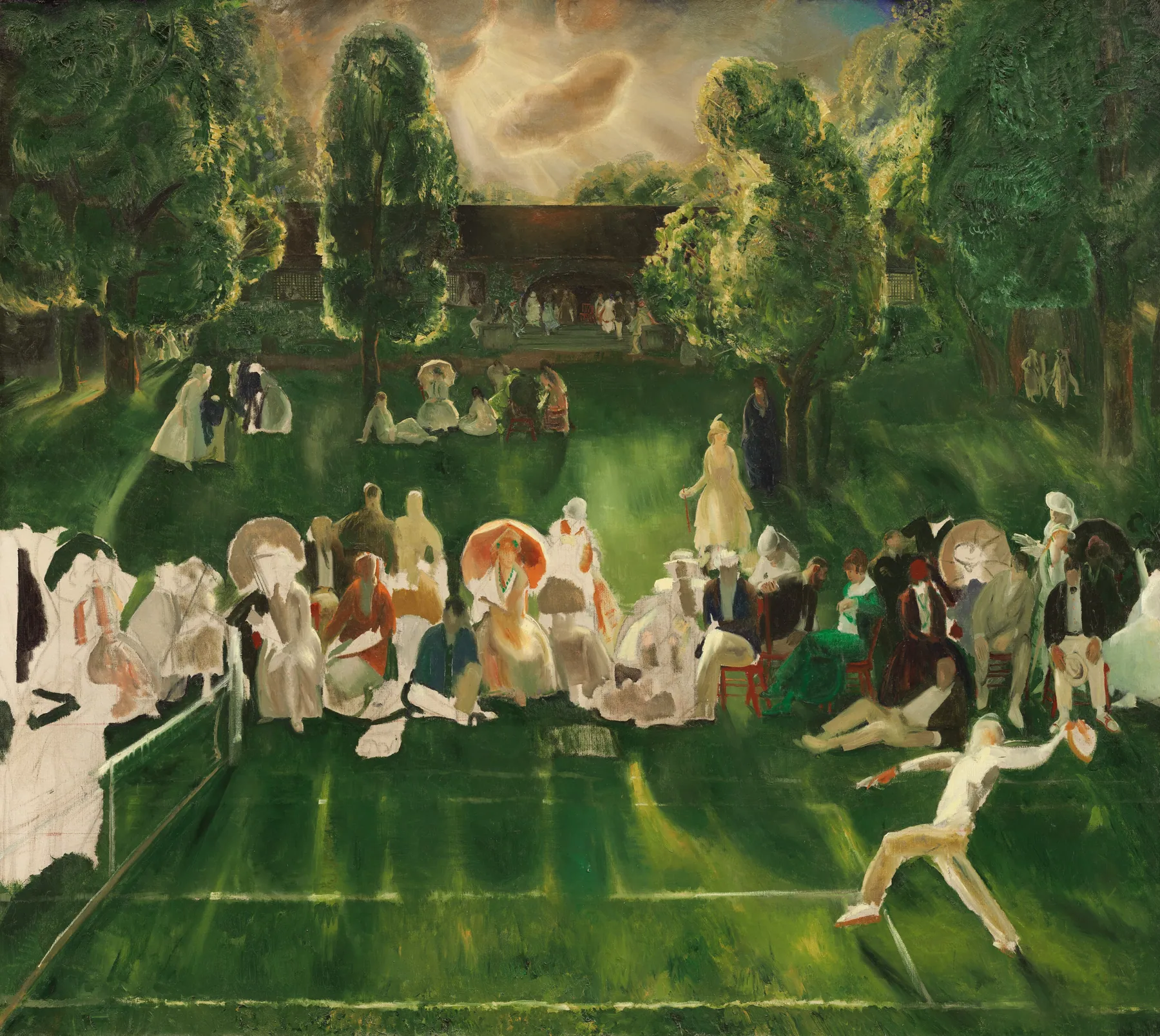 Torneo de tenis, de George Bellows