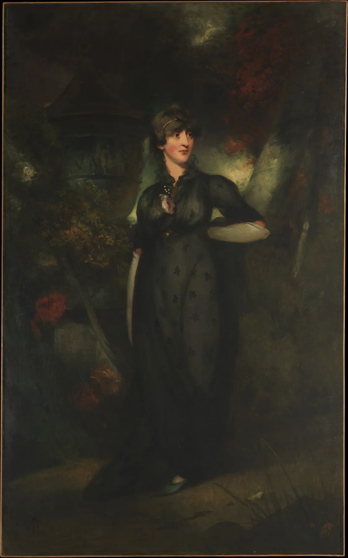 Señora Whaley (fallecida en 1798, Isla de Man), de George Chinnery