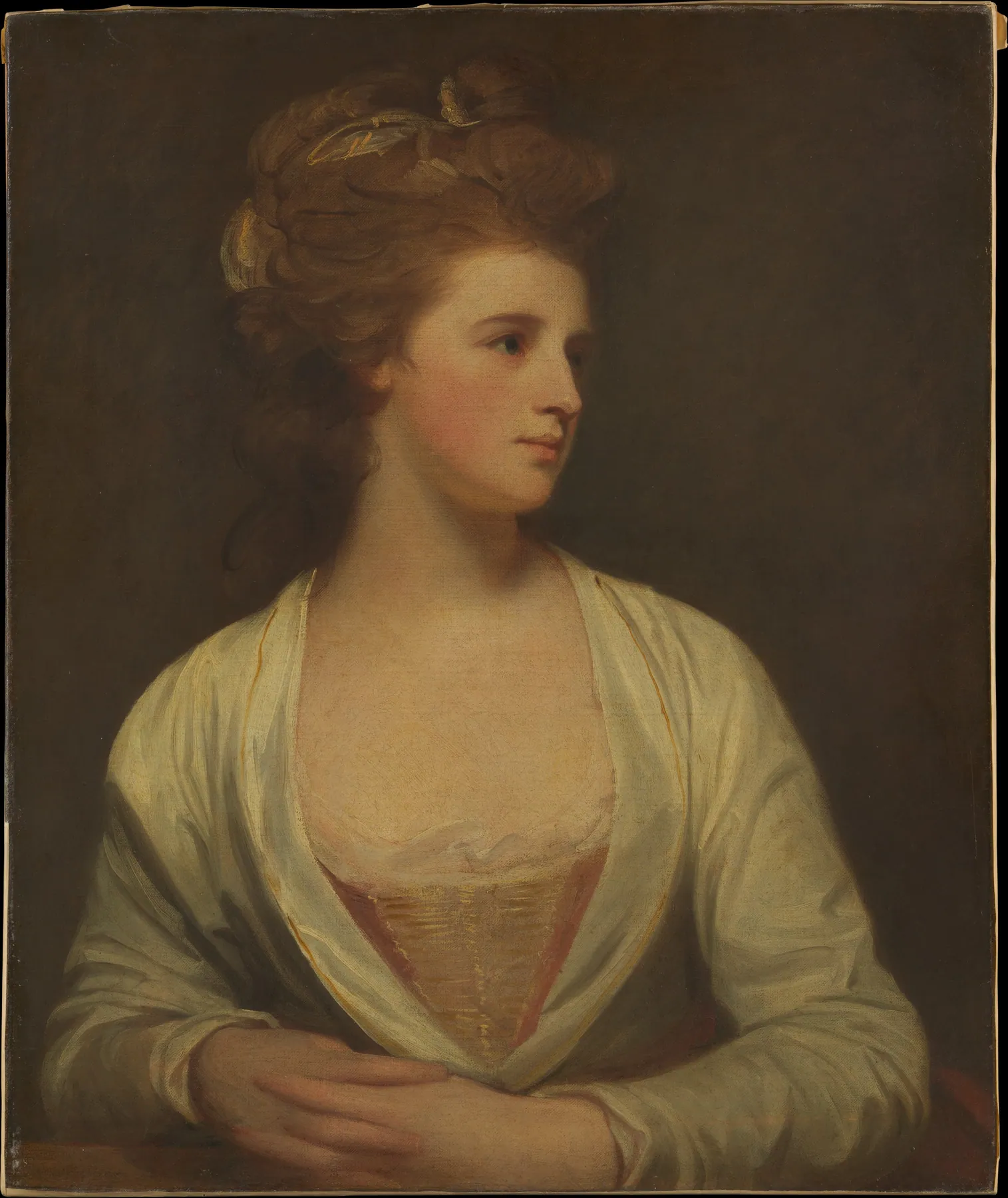 Retrato de una mujer, dicha ser Emily Bertie Pott (fallecida en 1782), de George Romney