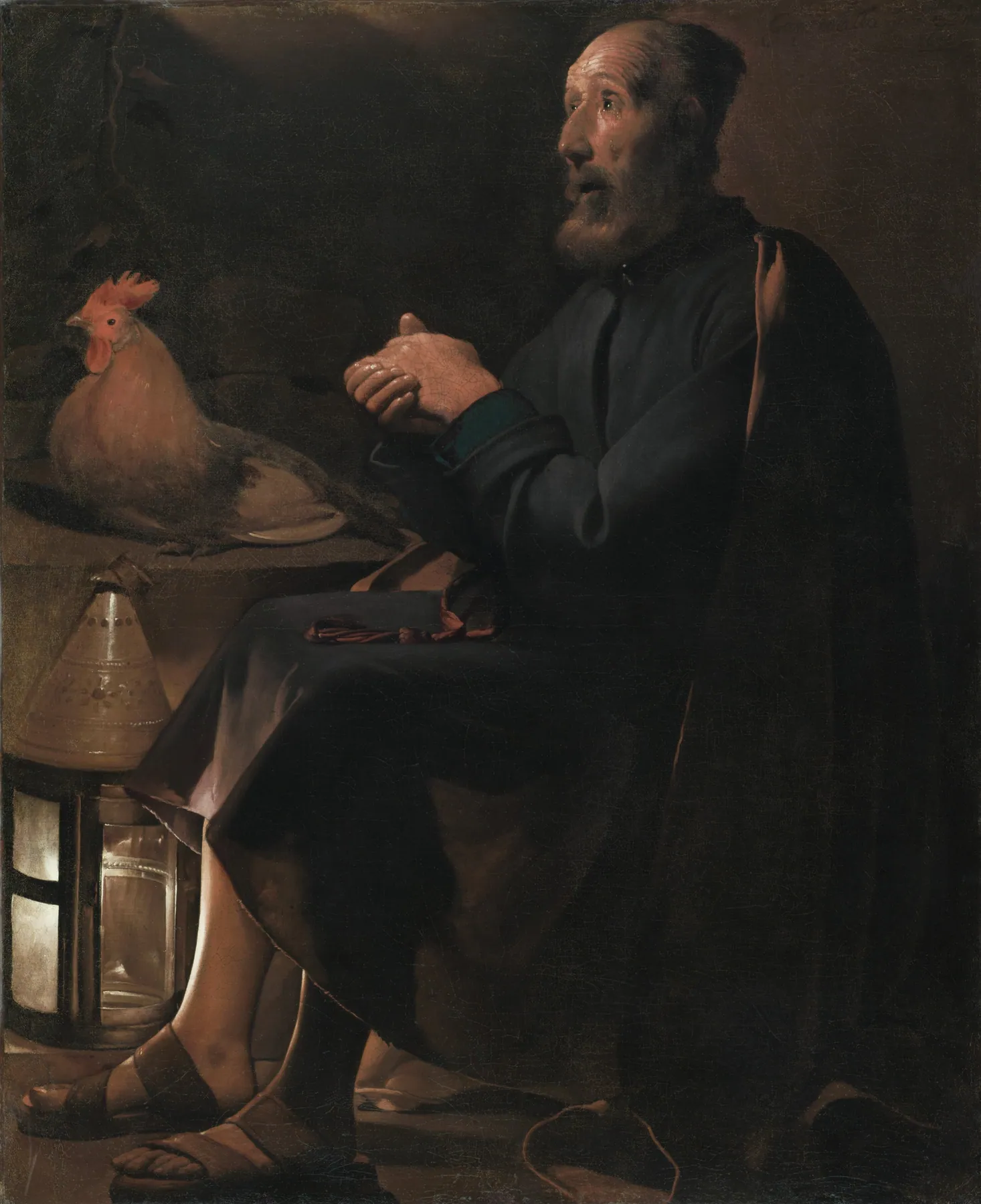 San Pedro arrepentido, de Georges de La Tour