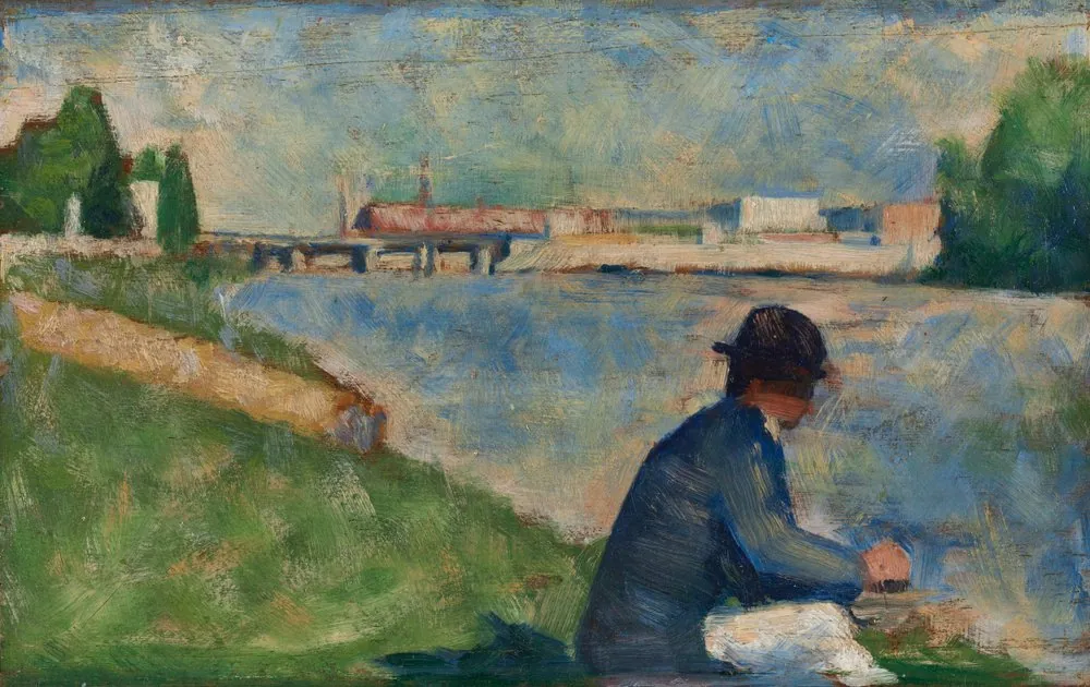 Bañistas (Estudio preparatorio), de Georges Seurat