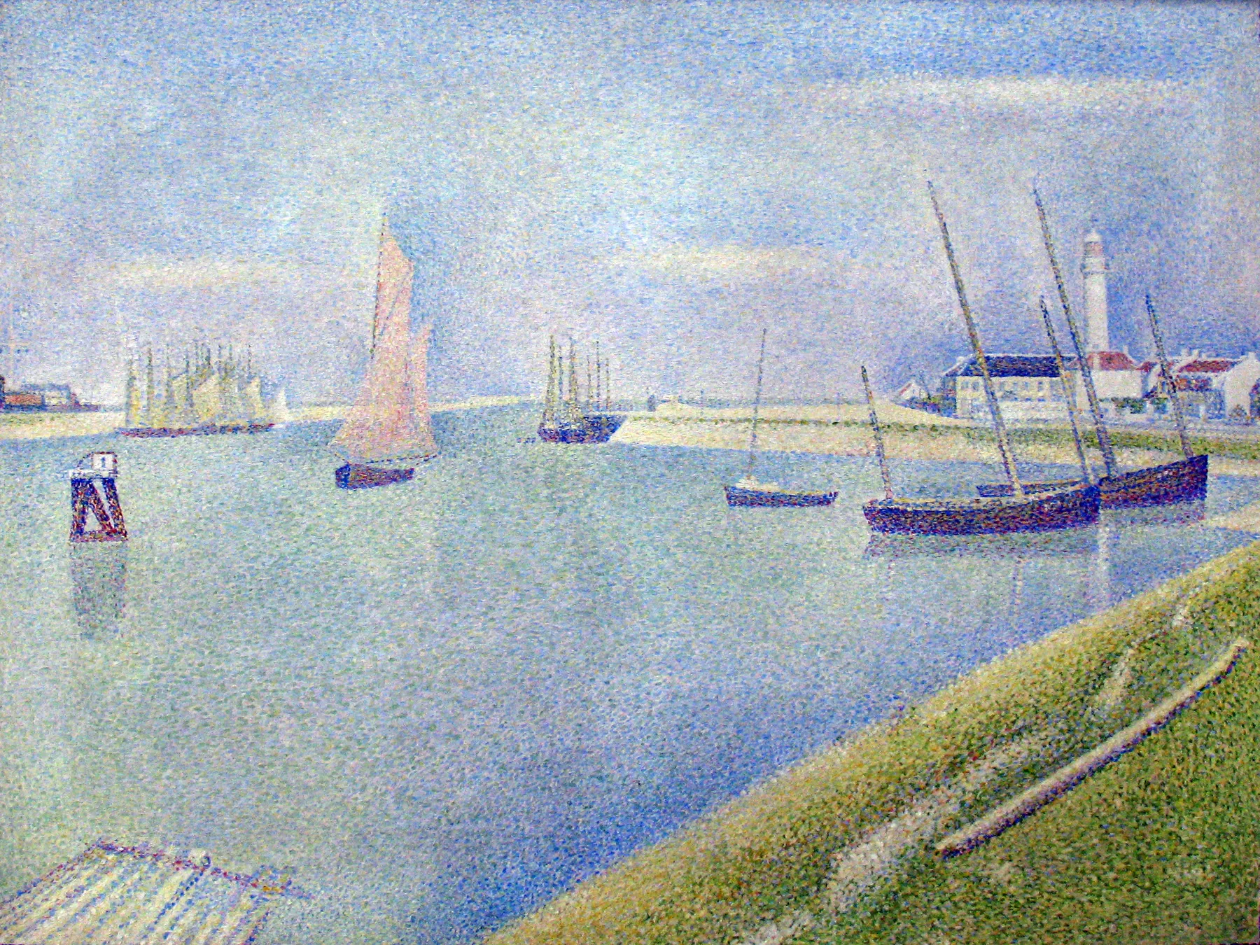 El canal de Gravelinas, de Georges Seurat