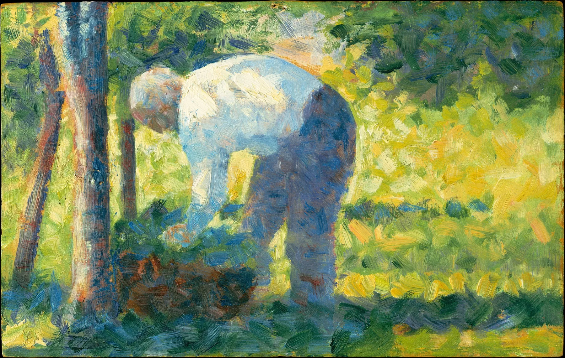 El jardinero, de Georges Seurat