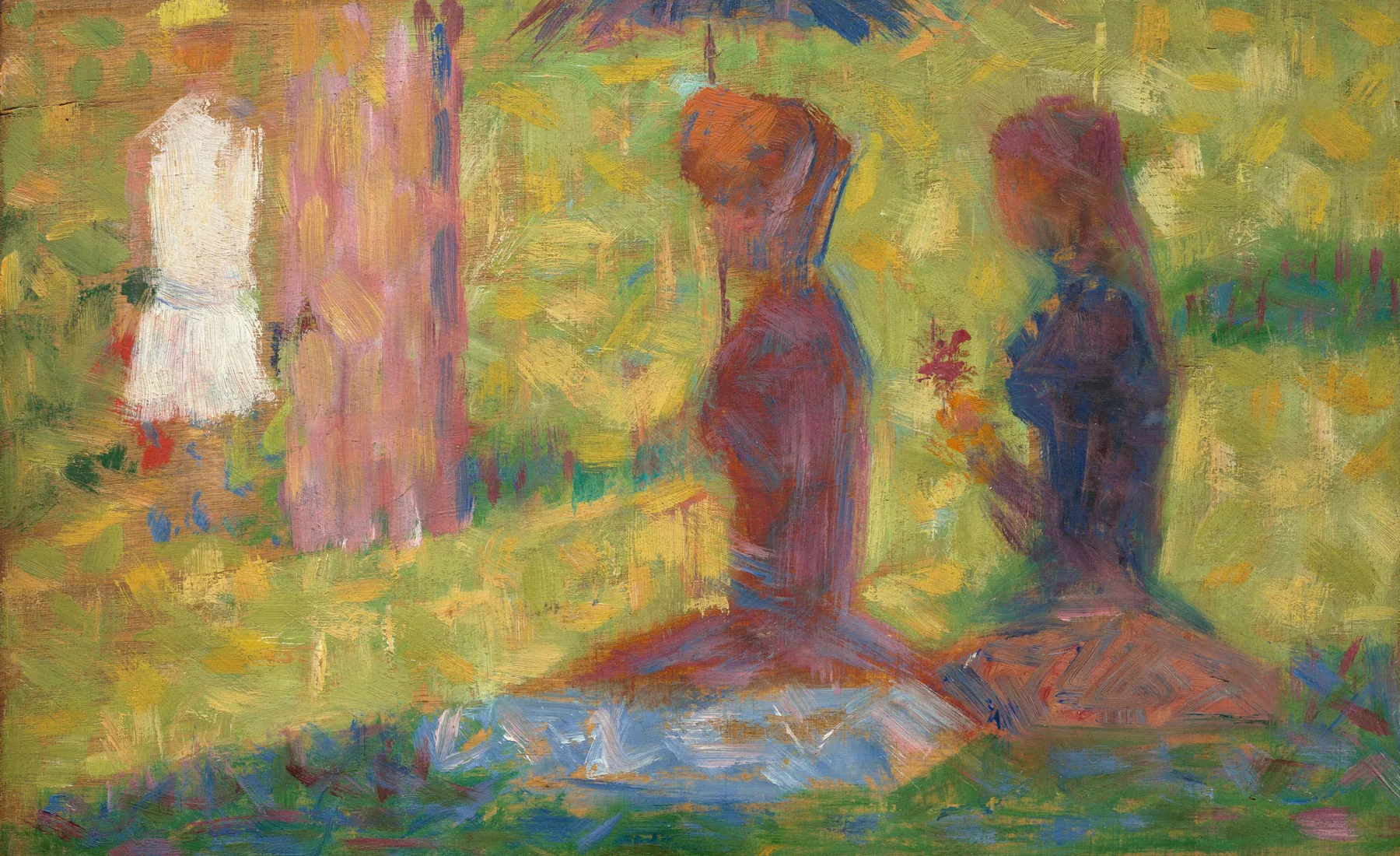 Estudio de figuras para La Grande Jatte, de Georges Seurat