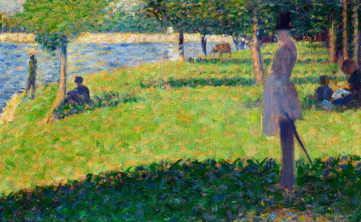 Estudio para la Grande Jatte, de Georges Seurat