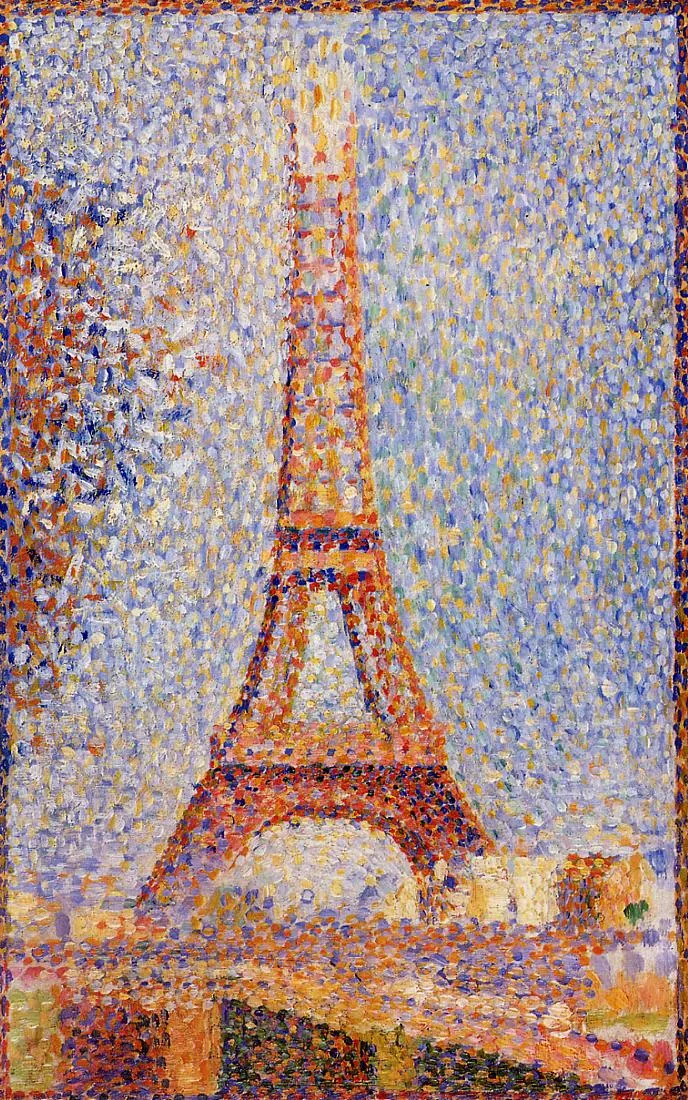 La torre Eiffel, de Georges Seurat