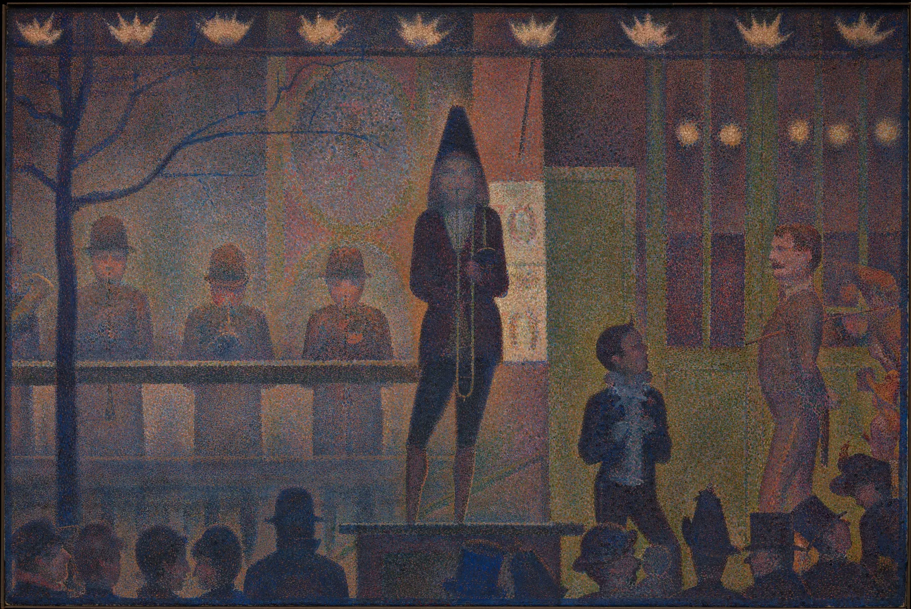 Parada de circo, de Georges Seurat