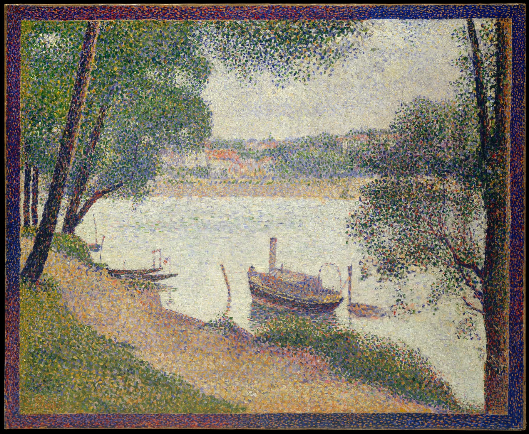 Tiempo gris, Grande Jatte, de Georges Seurat