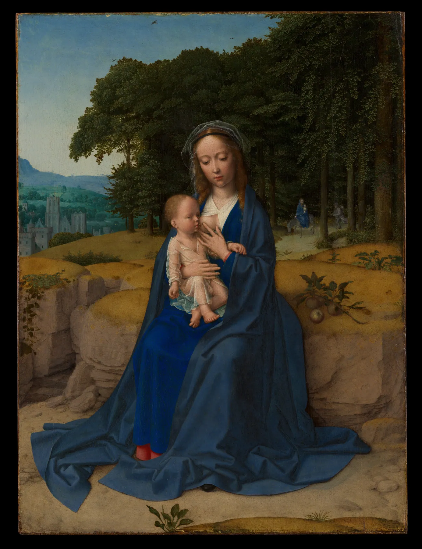 Descanso en la huida a Egipto, de Gerard David
