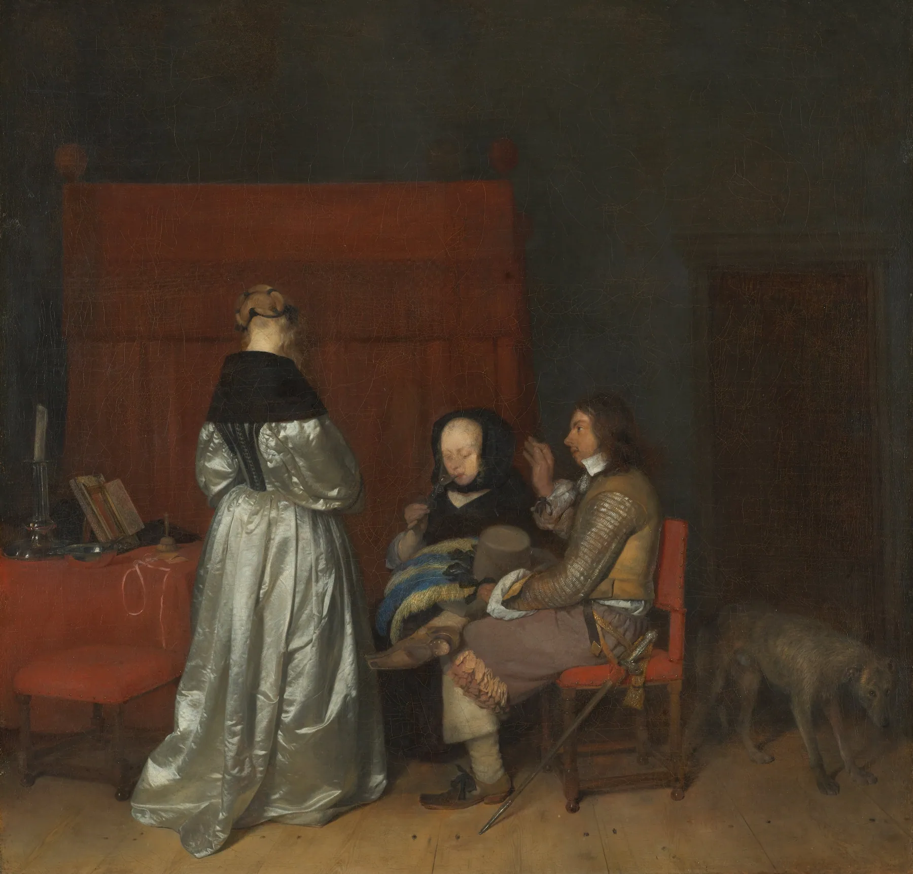 El consejo paternal, de Gerard ter Borch