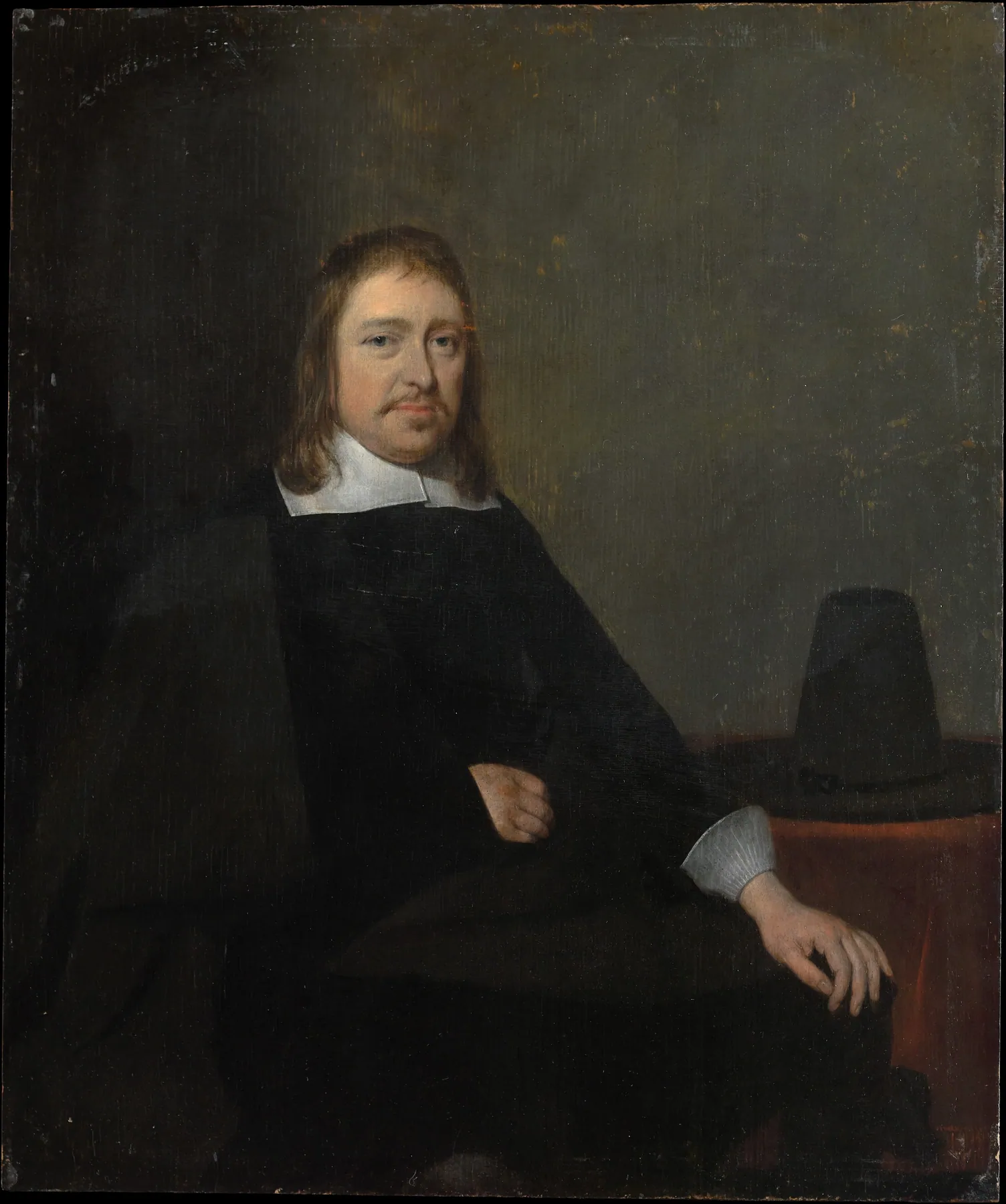 Retrato de un hombre sentado, de Gerard ter Borch