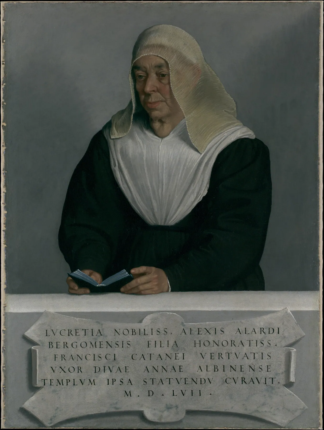 Lucrezia Agliardi Vertova (¿1490–1558), de Giovanni Battista Moroni