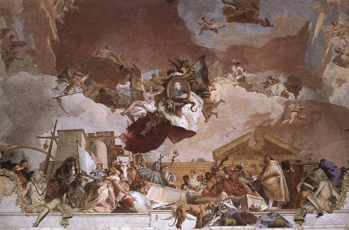 Apolo y los continentes, de Giovanni Battista Tiepolo