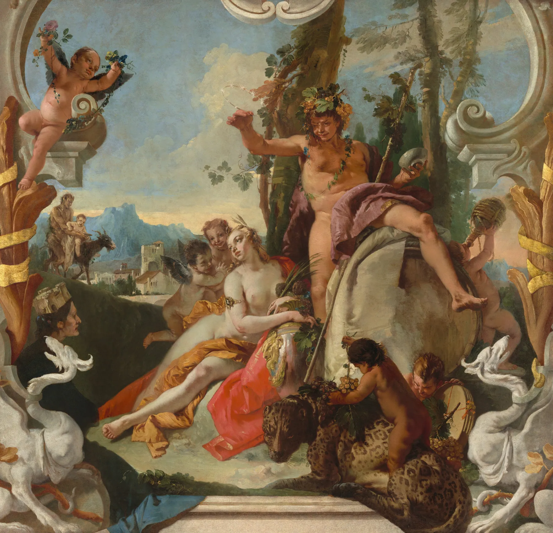 Baco y Ariadna, de Giovanni Battista Tiepolo