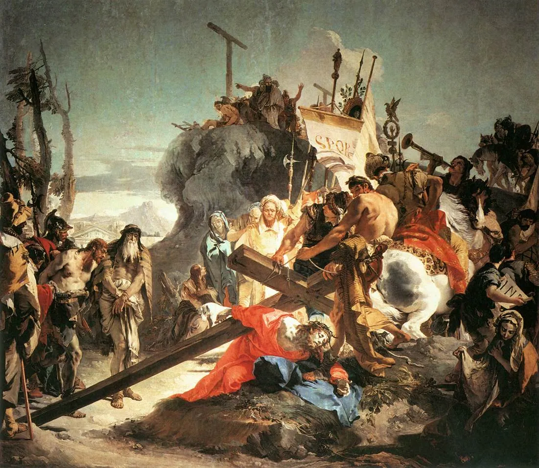 Cristo llevando la cruz, de Giovanni Battista Tiepolo