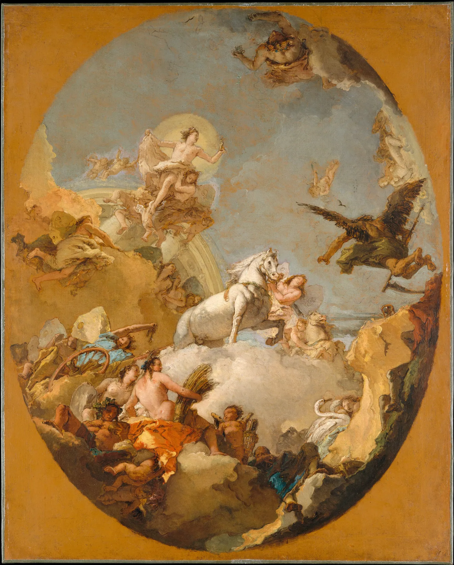 El carro de la Aurora, de Giovanni Battista Tiepolo