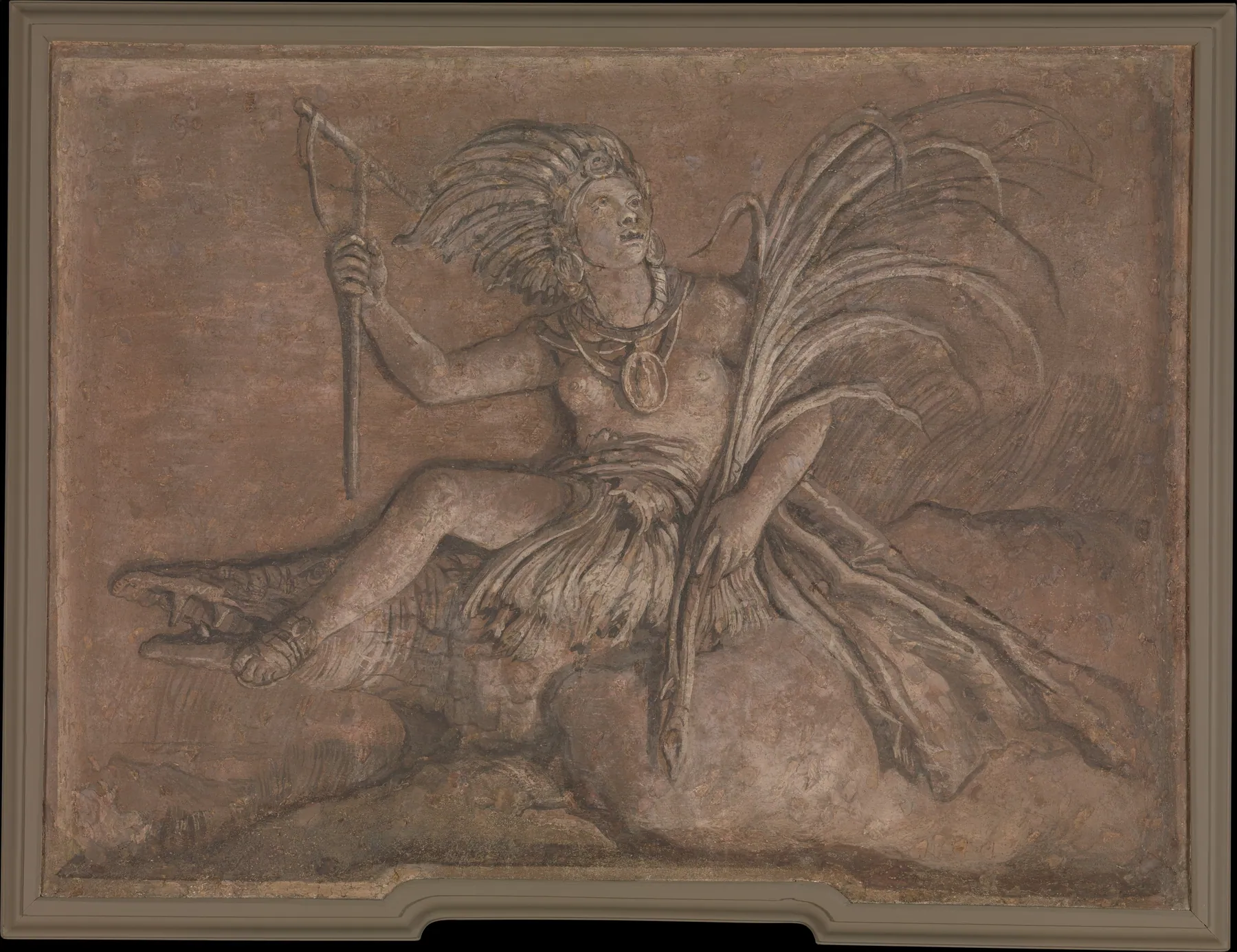 Figura alegórica que representa América, de Giovanni Battista Tiepolo
