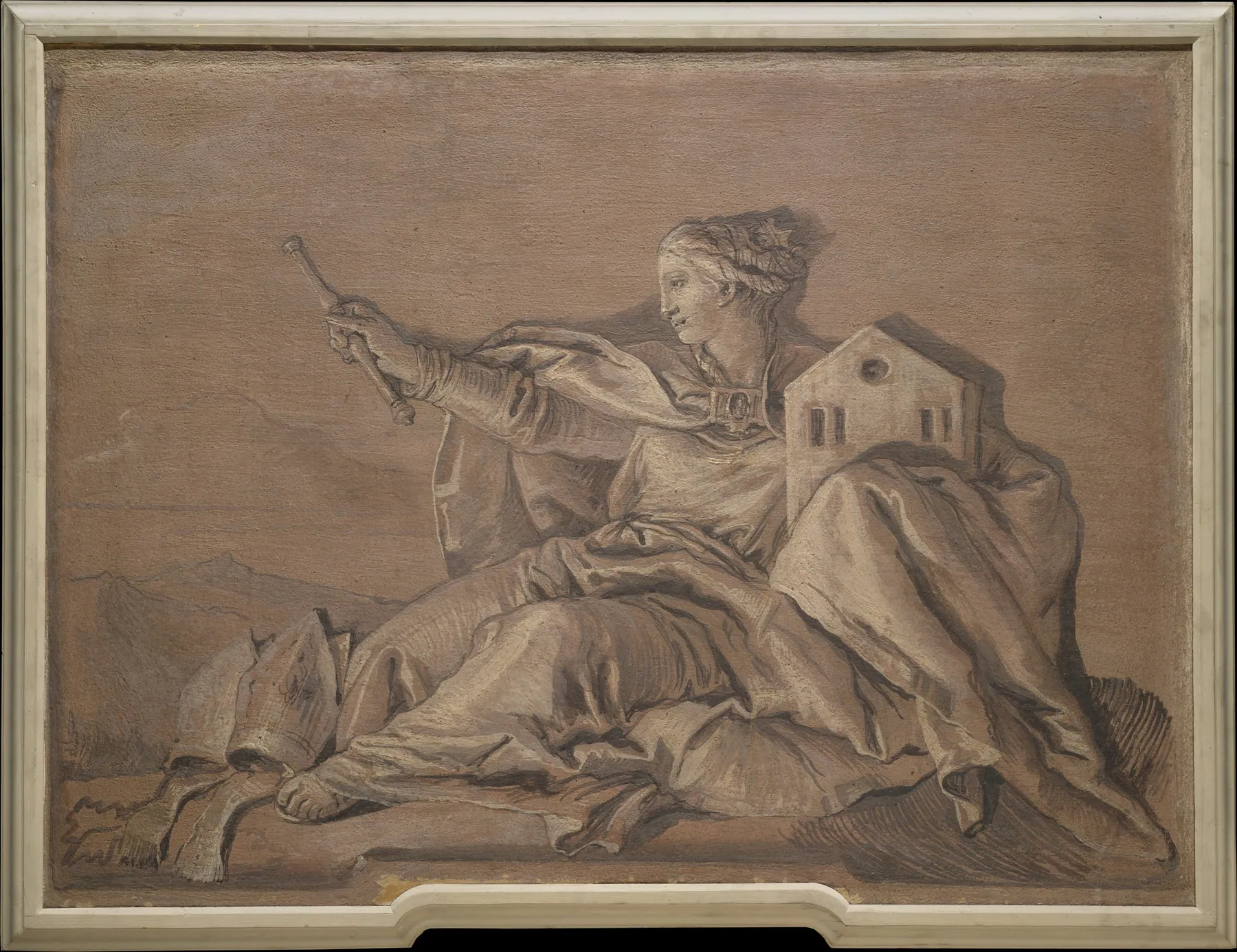 Figura alegórica que representa Europa, de Giovanni Battista Tiepolo