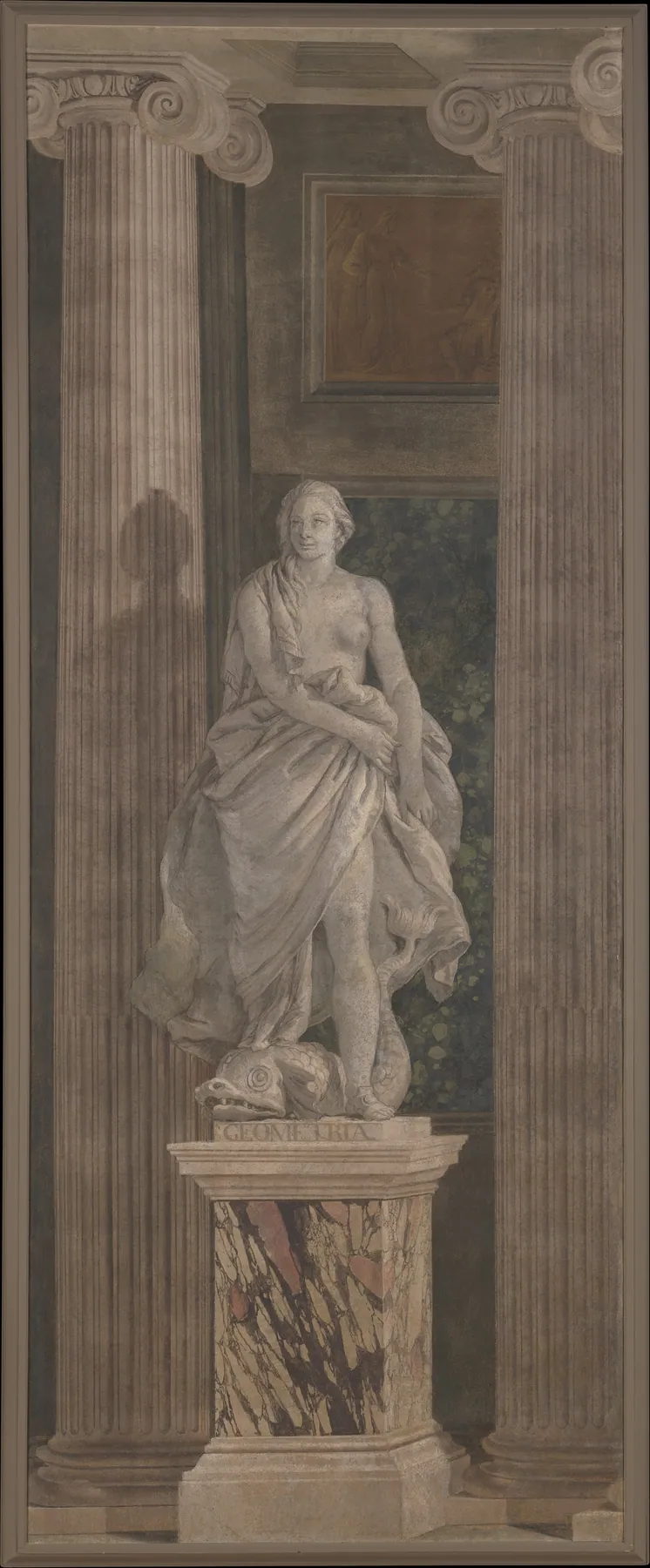 Figura alegórica que representa la Geometría, de Giovanni Battista Tiepolo