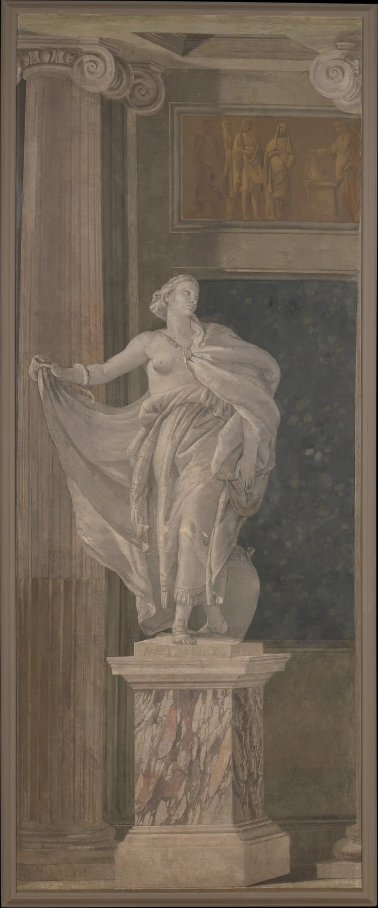 Figura alegórica que representa la Metafísica, de Giovanni Battista Tiepolo