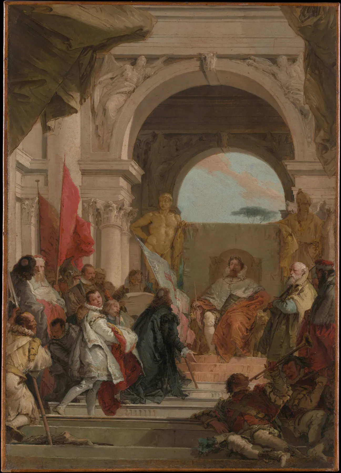 La investidura del obispo Harold como duque de Franconia, de Giovanni Battista Tiepolo