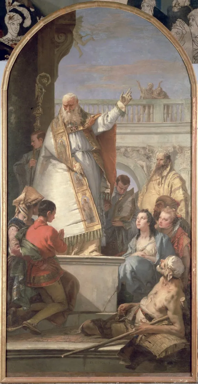 San Patricio obispo de Irlanda, de Giovanni Battista Tiepolo