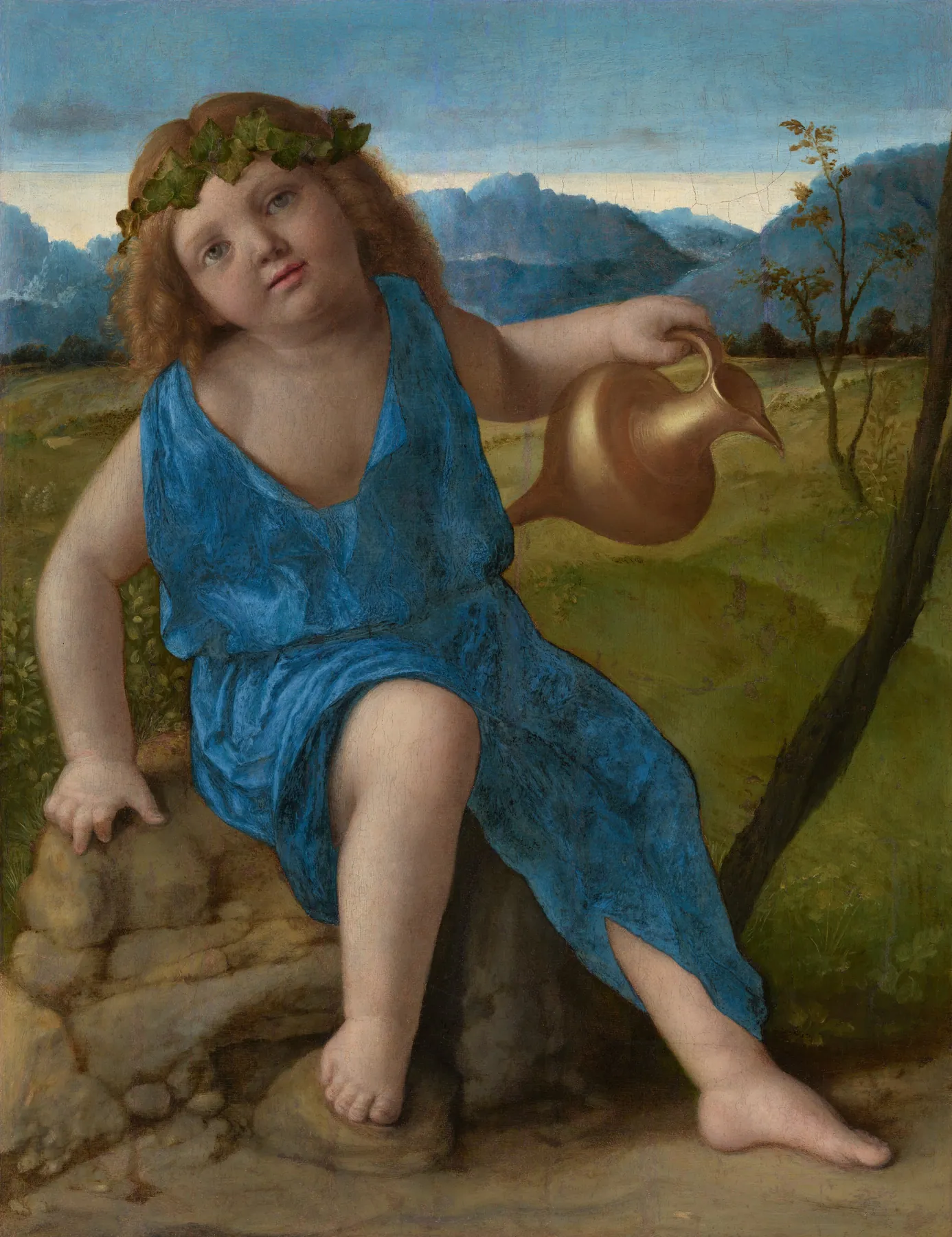 El Baco niño, de Giovanni Bellini