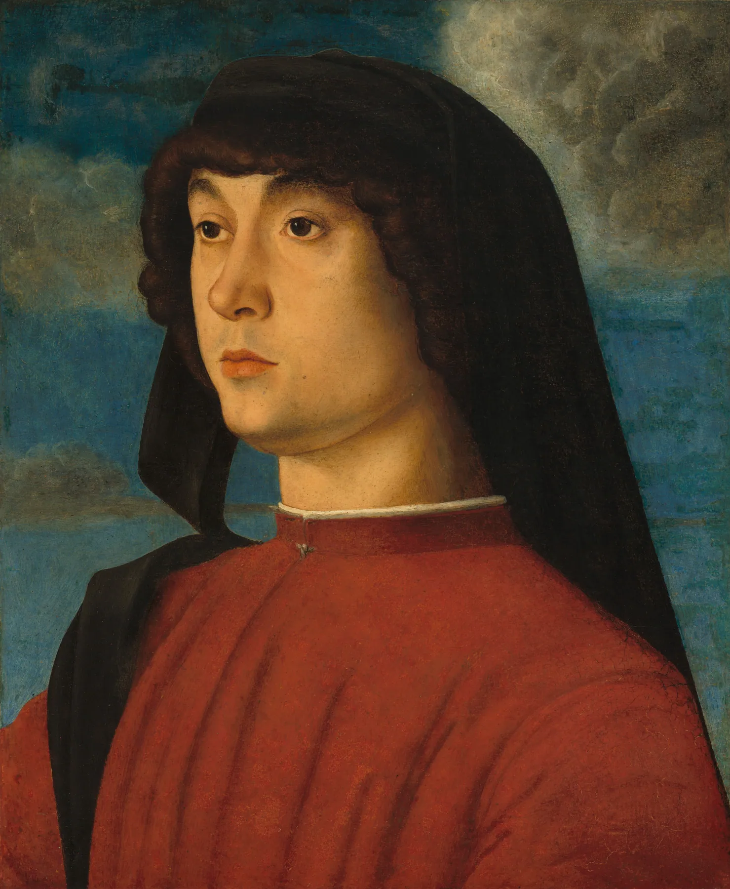 Retrato de un joven de rojo, de Giovanni Bellini