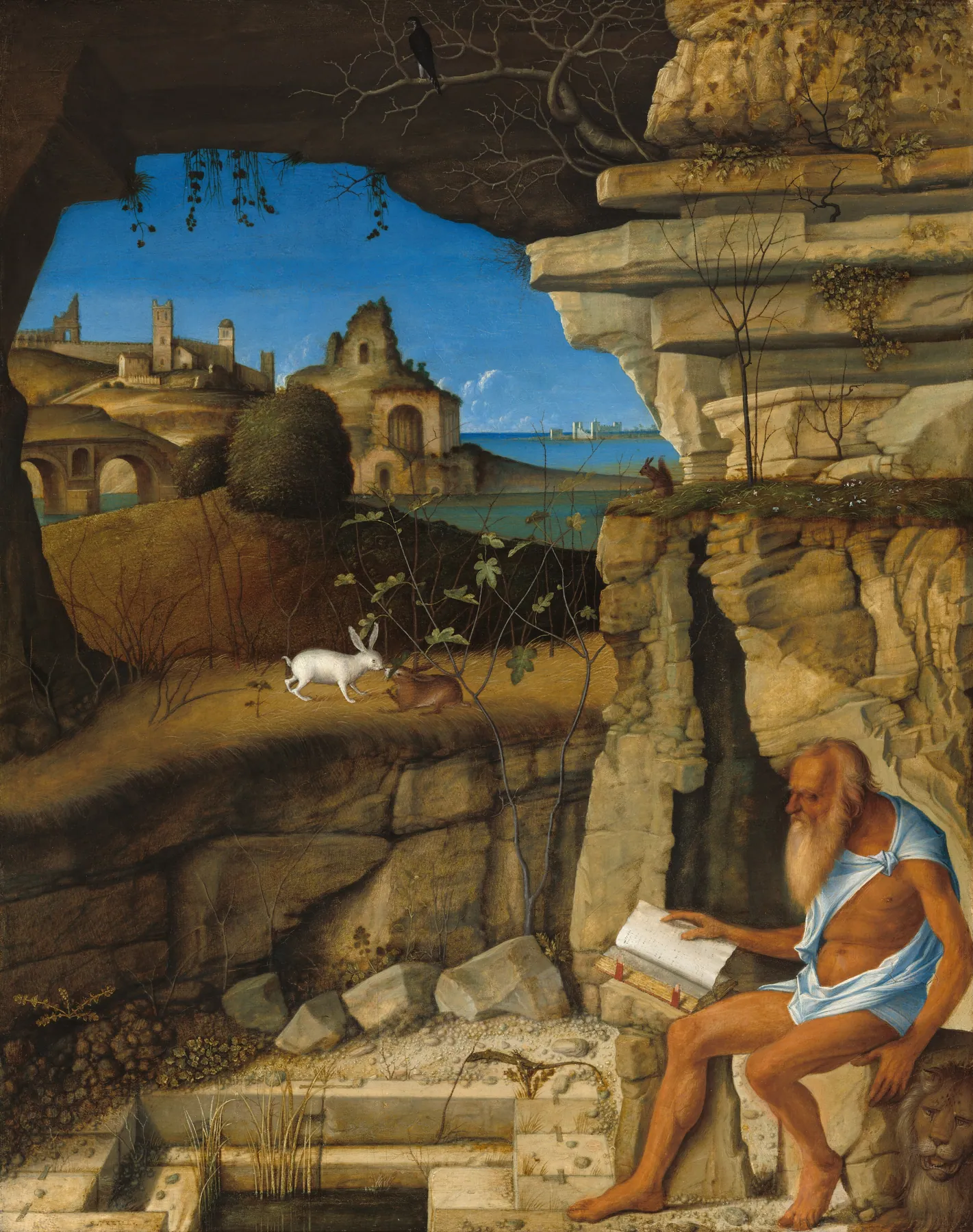 San Jerónimo leyendo, de Giovanni Bellini