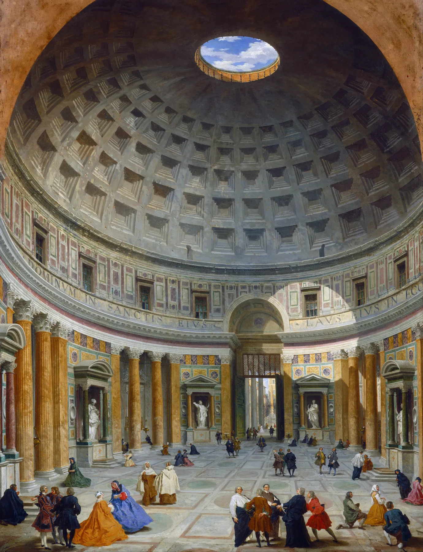 Interior del Panteón de Roma, de Giovanni Paolo Panini
