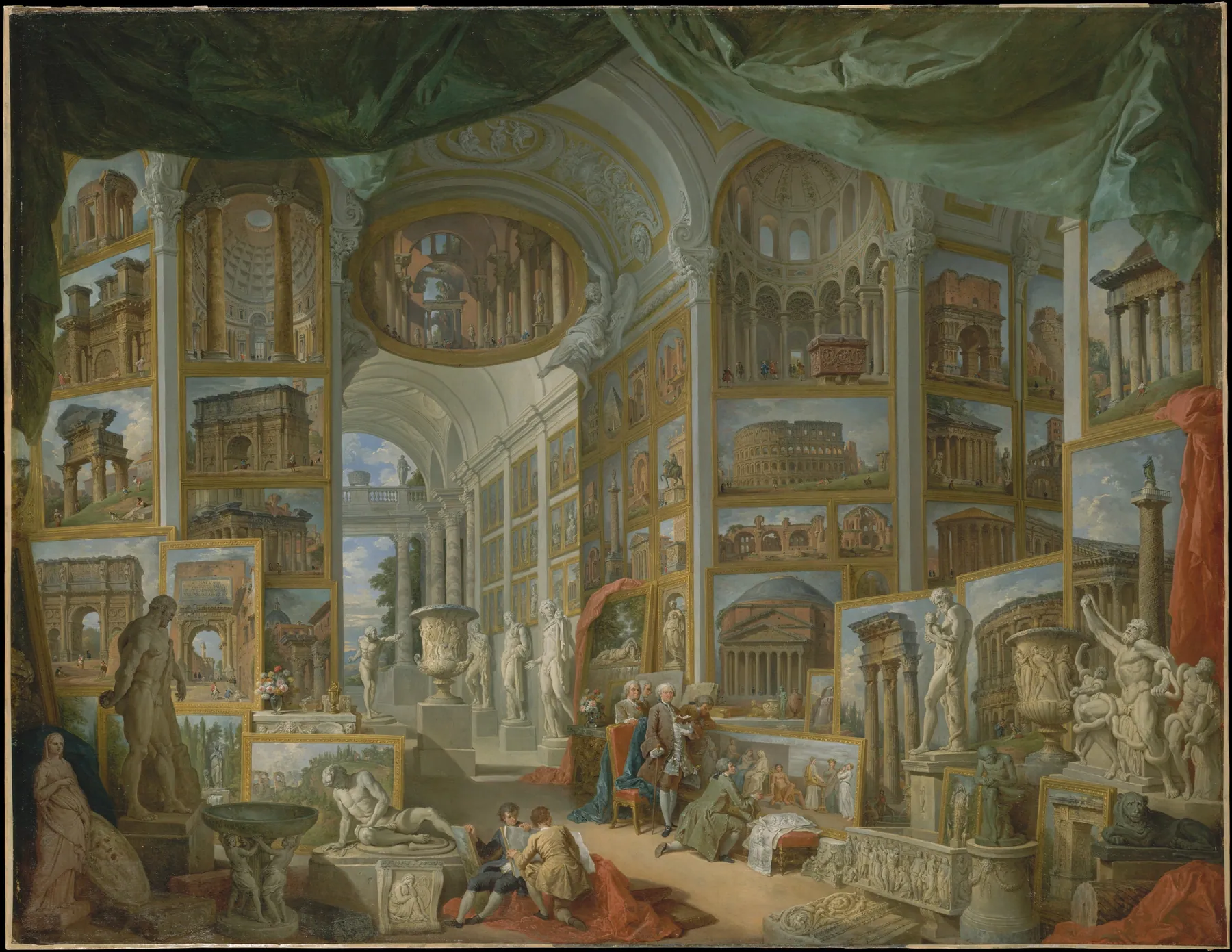 La Roma antigua, de Giovanni Paolo Panini