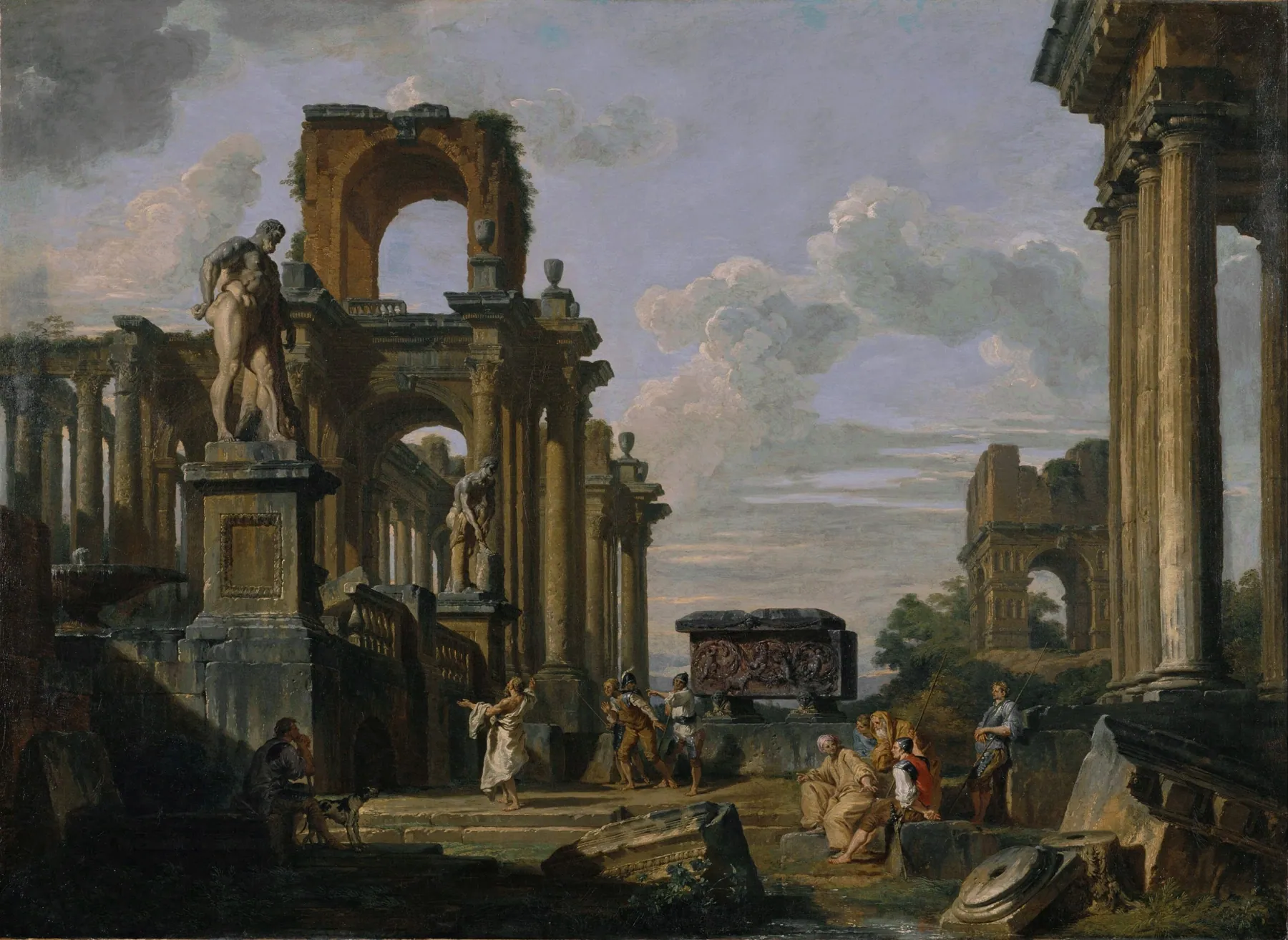 Ruinas del foro, de Giovanni Paolo Panini
