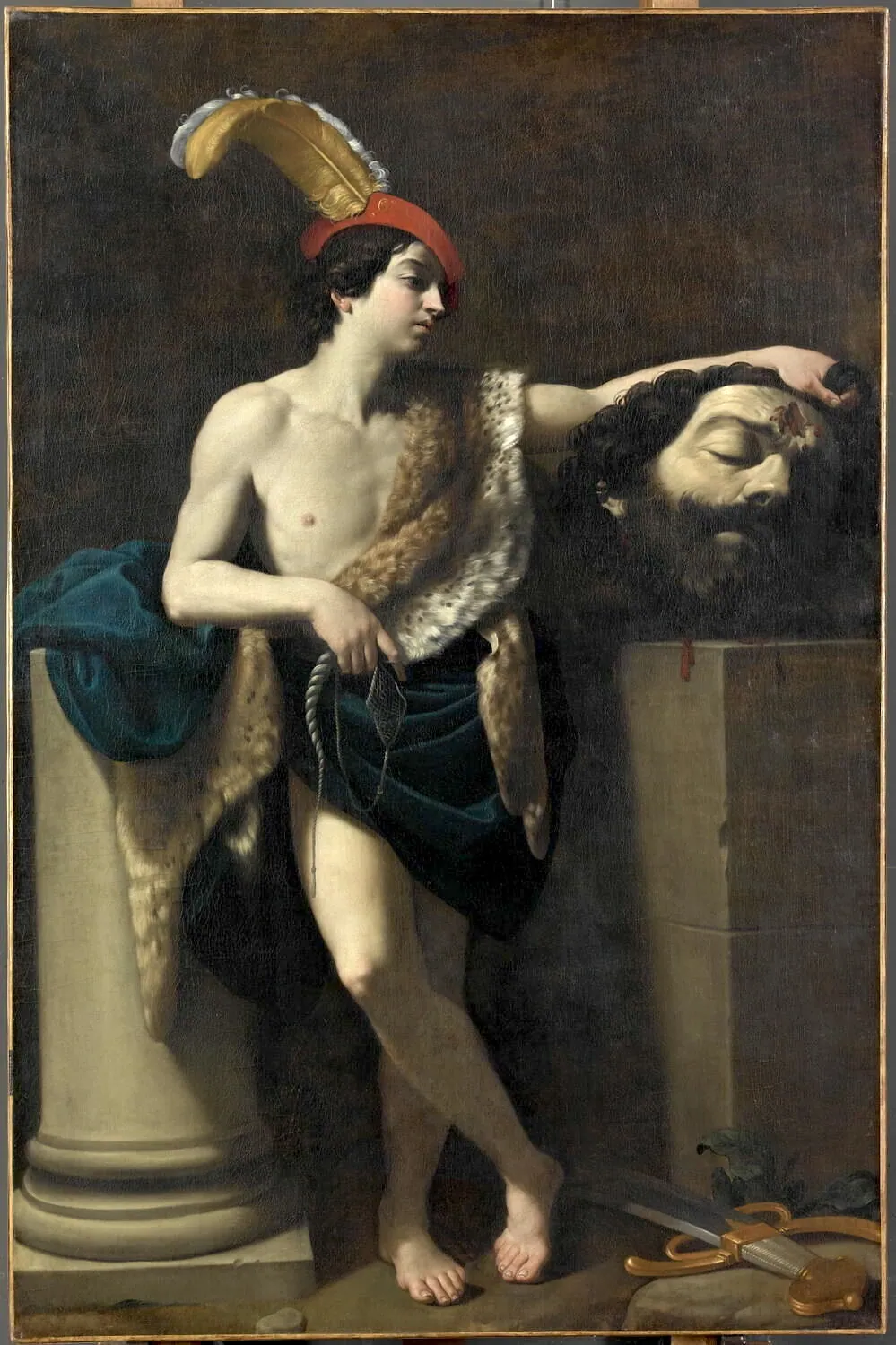 David con la cabeza de Goliat, de Guido Reni