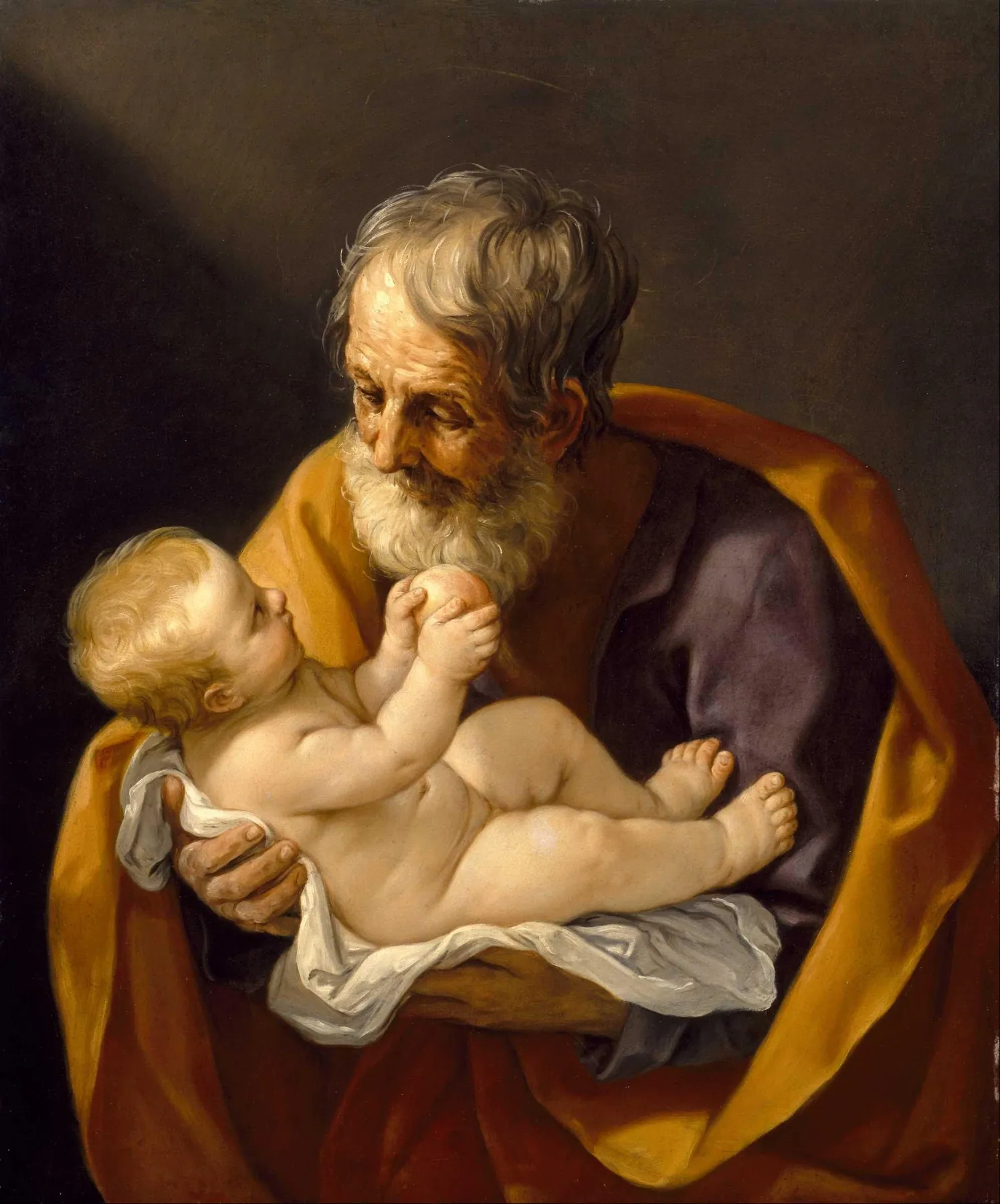San José y el Niño Jesús, de Guido Reni