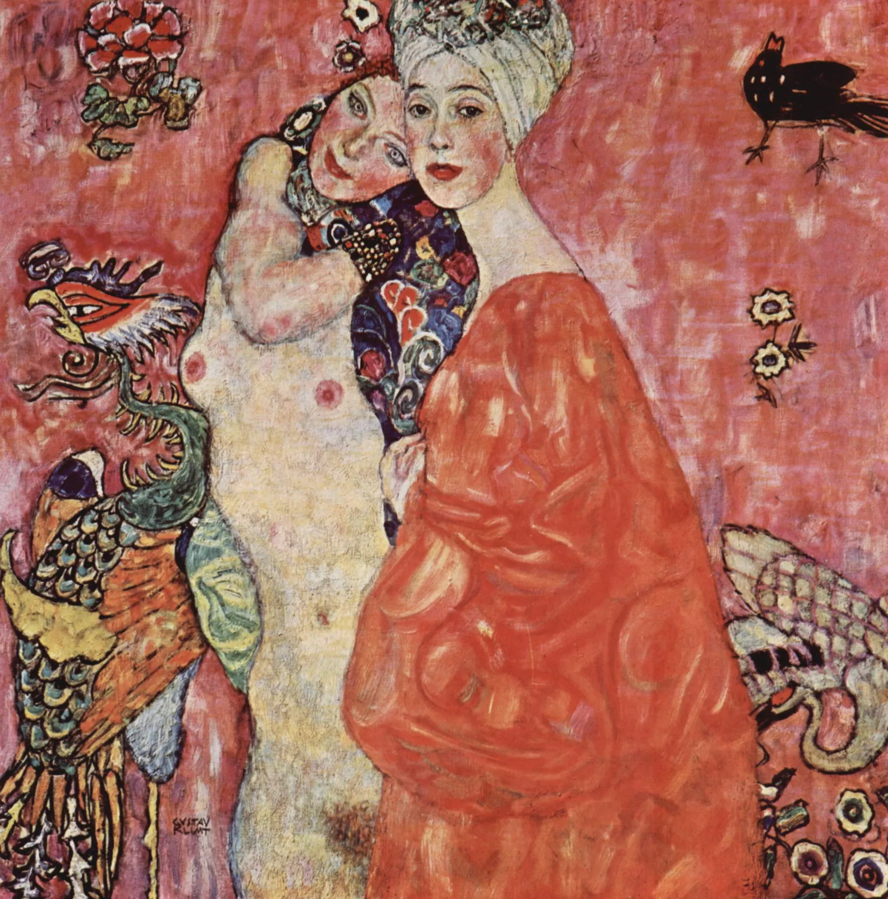 Amigas, de Gustav Klimt