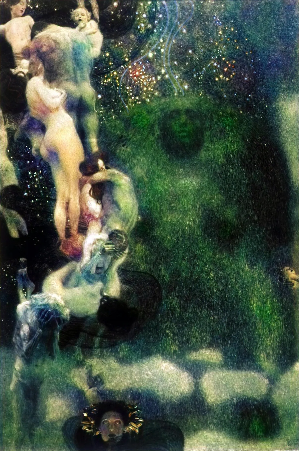 Filosofía, de Gustav Klimt