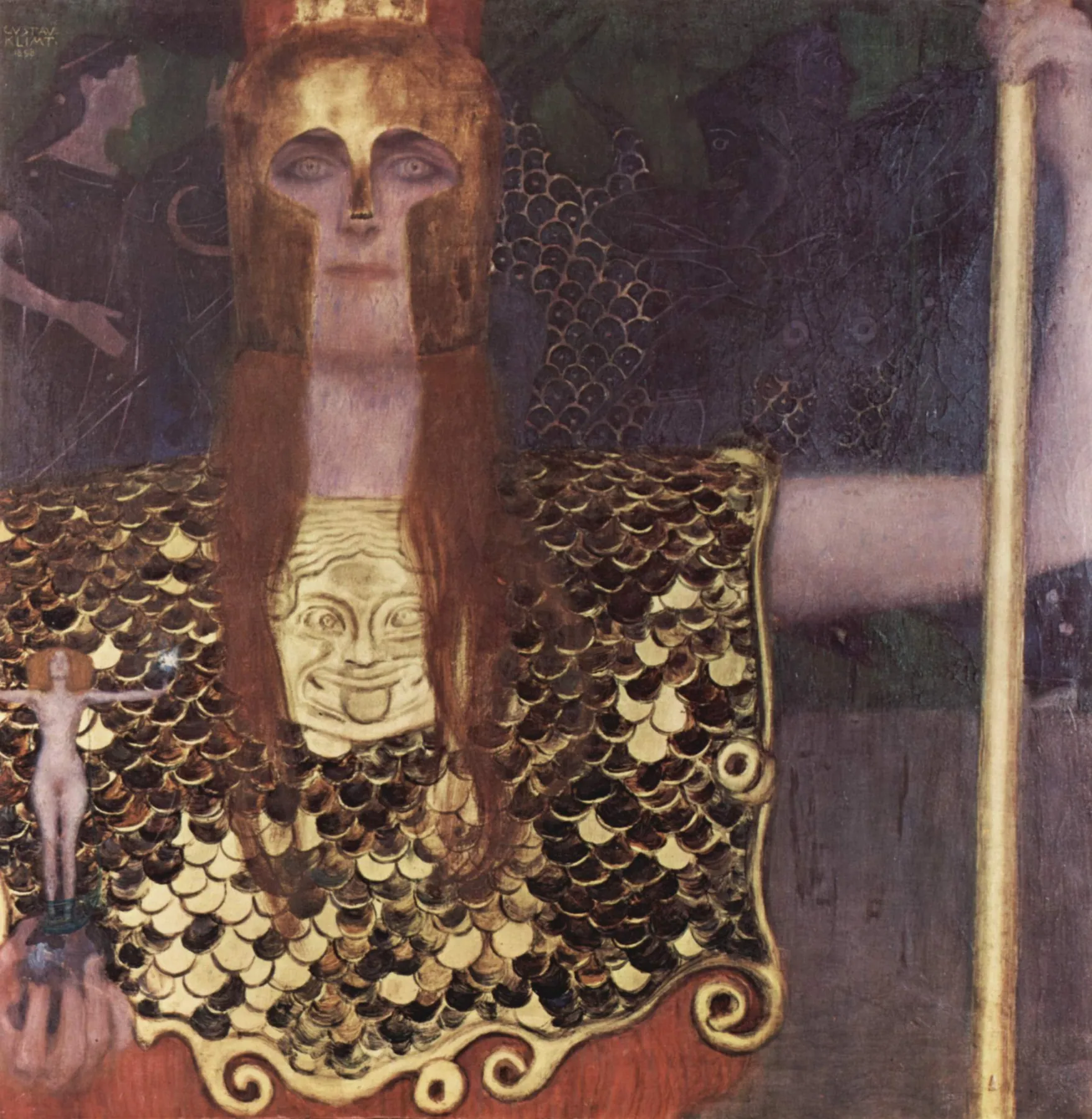 Palas Atenea, de Gustav Klimt