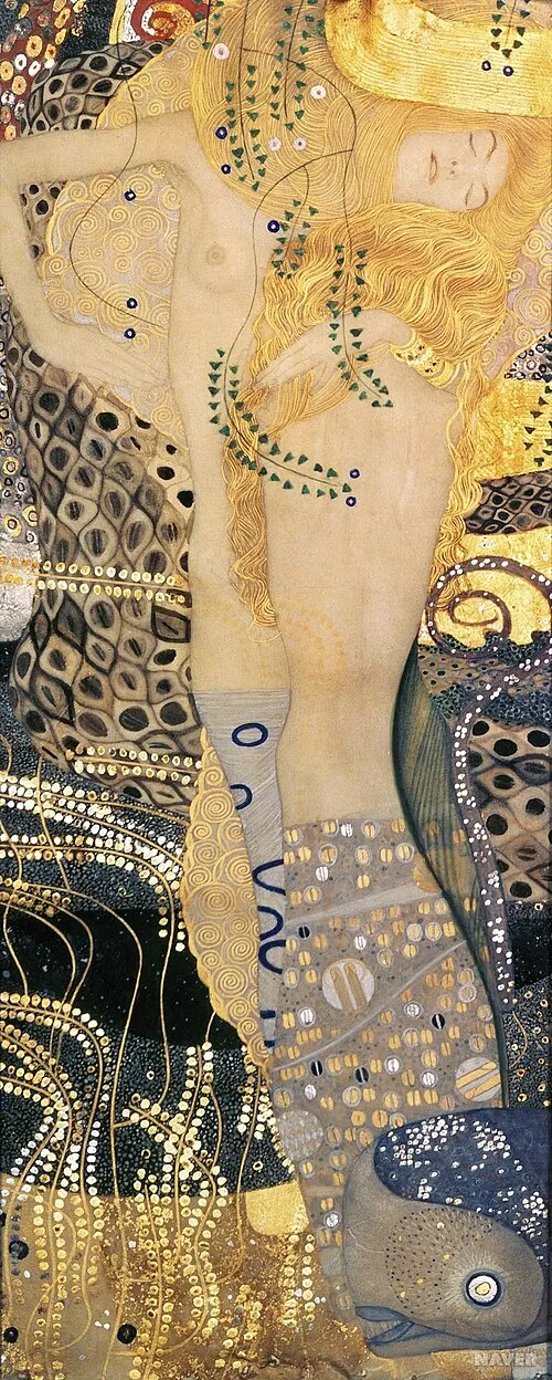 Serpientes acuáticas I, de Gustav Klimt