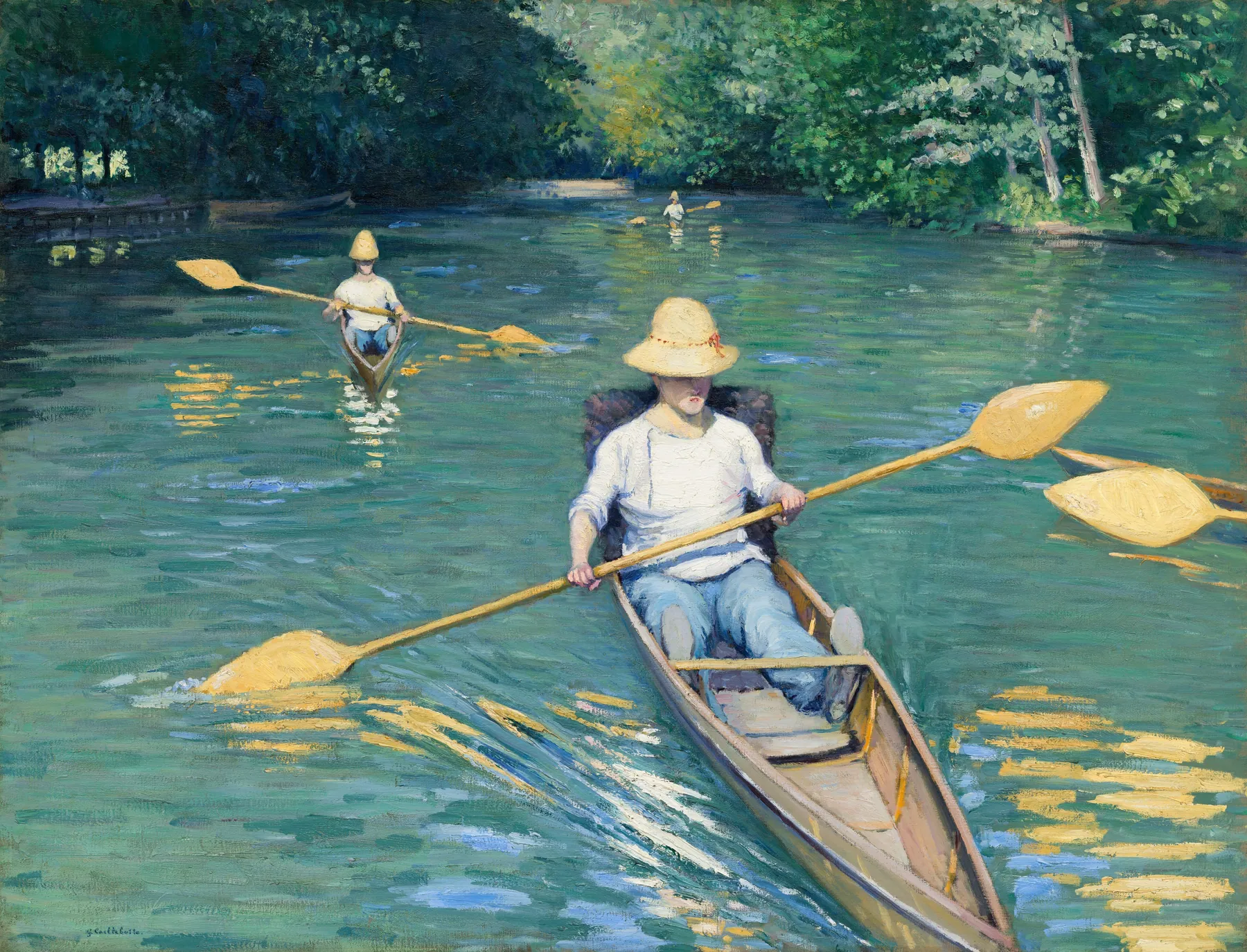 Esquifes, de Gustave Caillebotte