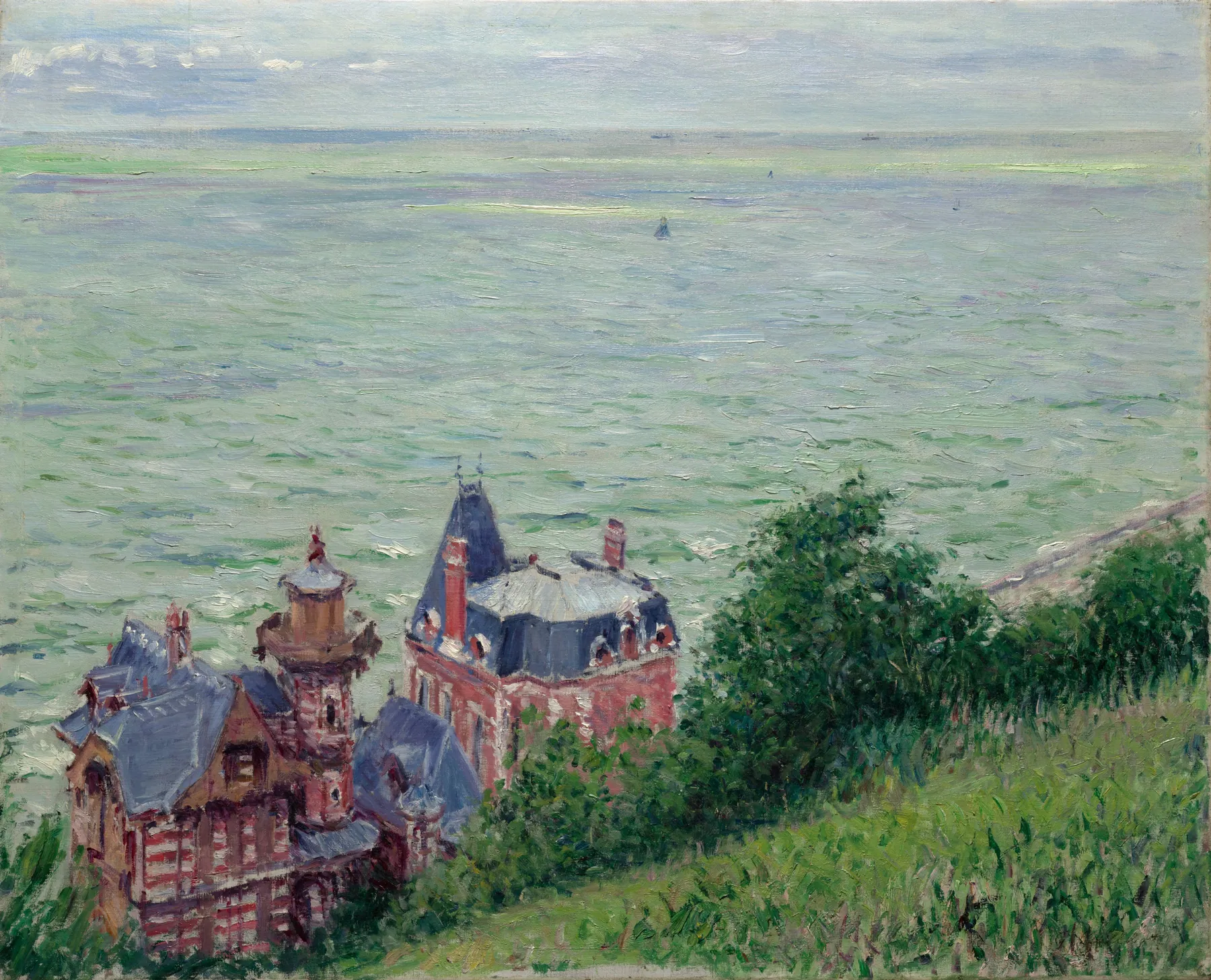 Villas en Trouville, de Gustave Caillebotte