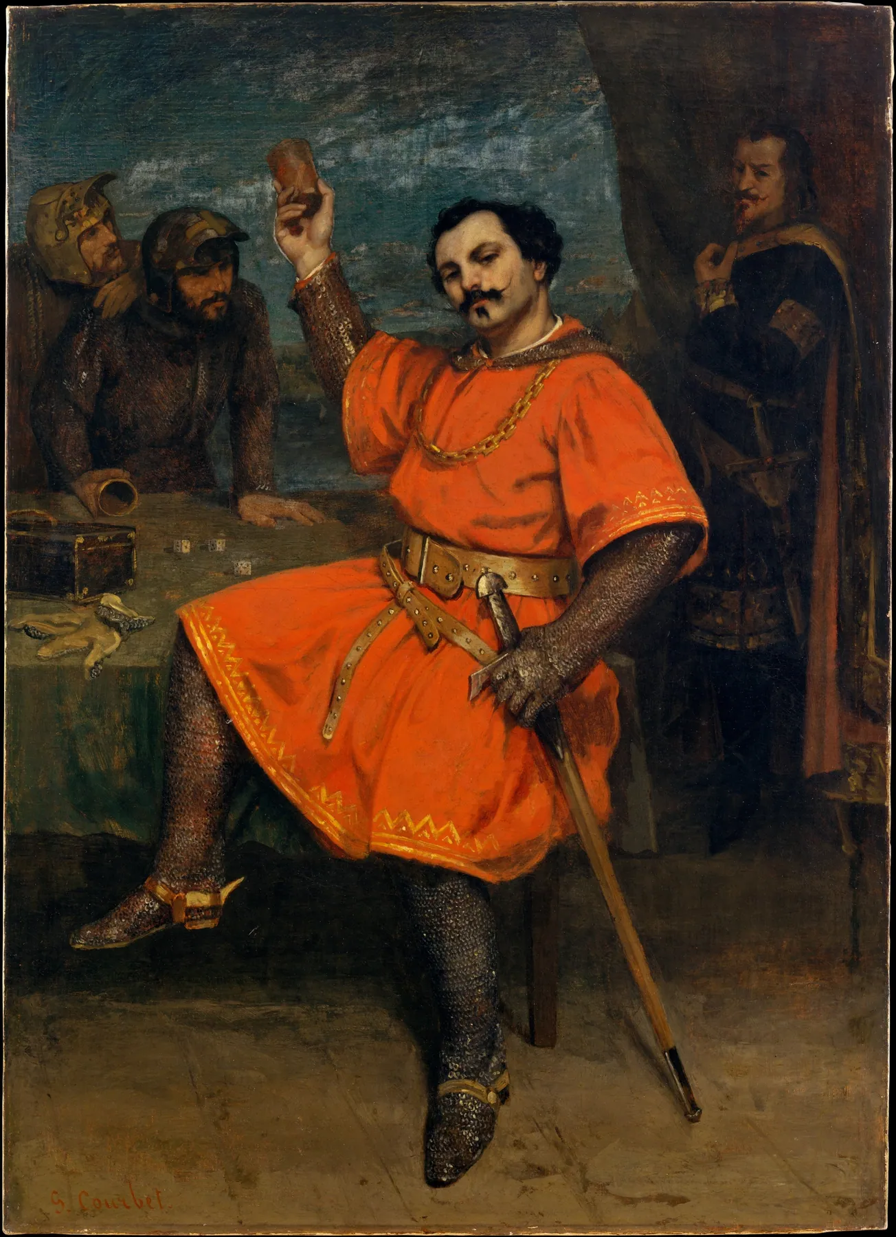 Louis Gueymard (1822–1880) como Robert le Diable, de Gustave Courbet