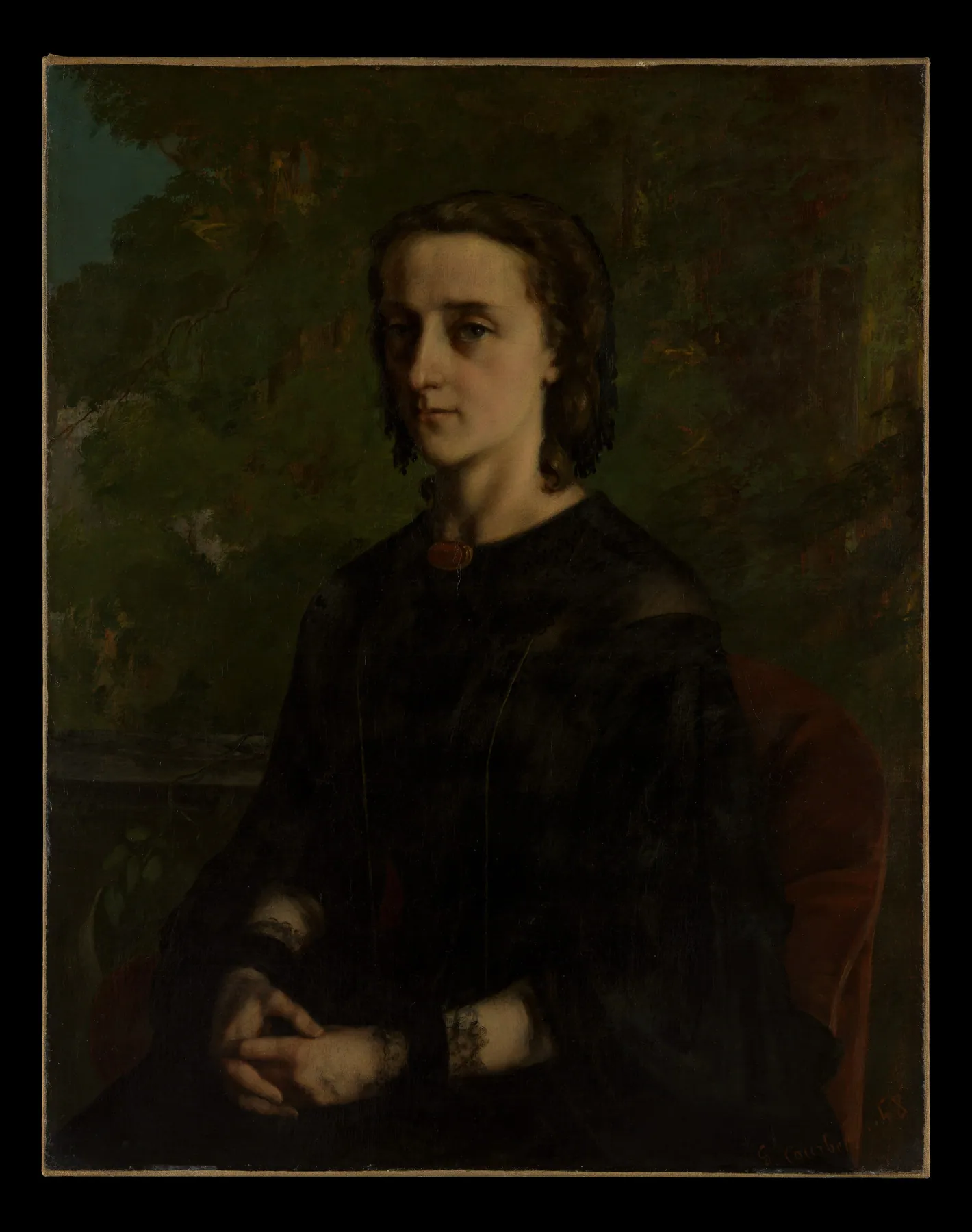 Madame Frédéric Breyer (Fanny Hélène Van Bruyssel, 1830–1894), de Gustave Courbet