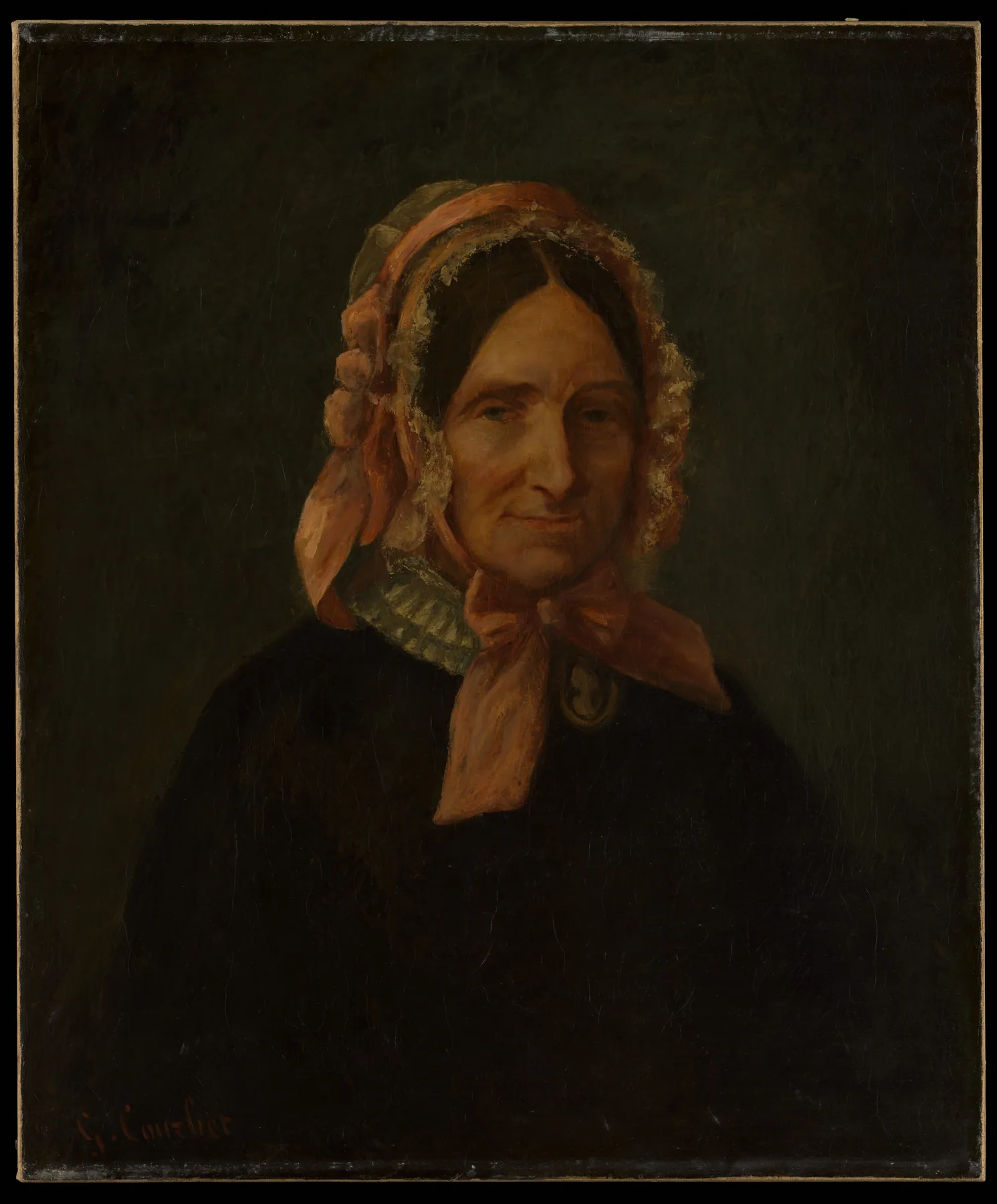 Retrato de una mujer, llamada Héloïse Abélard, de Gustave Courbet