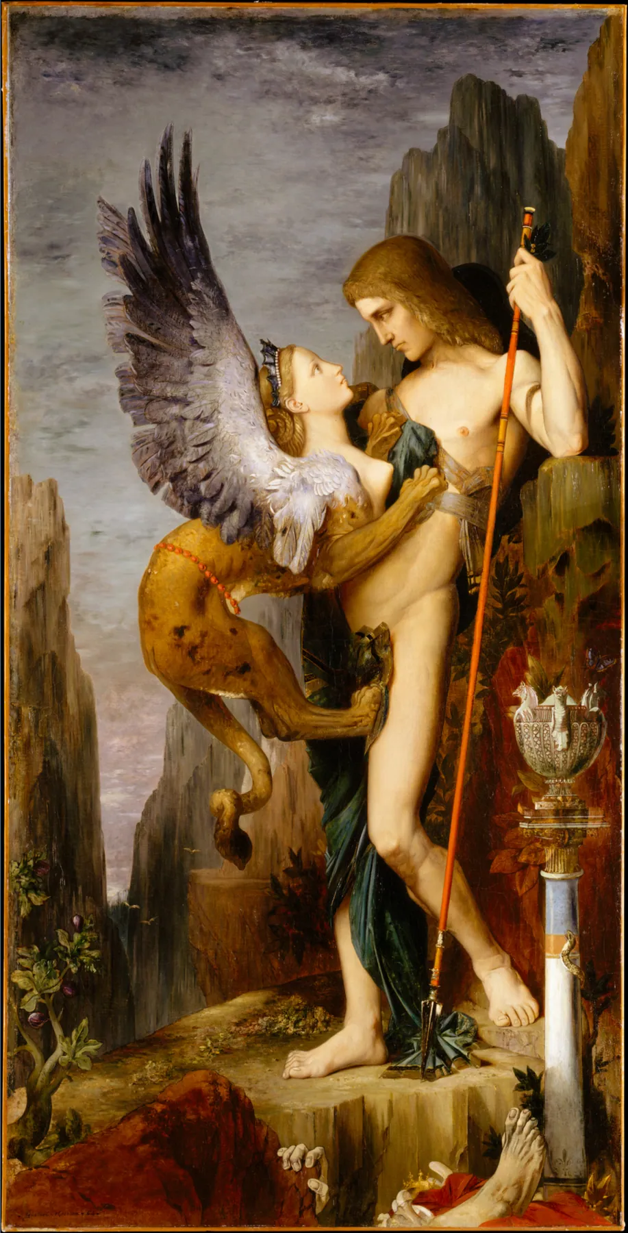 Edipo y la esfinge, de Gustave Moreau