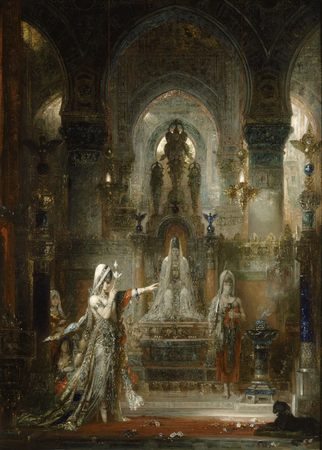 Salomé bailando ante Herodes, de Gustave Moreau