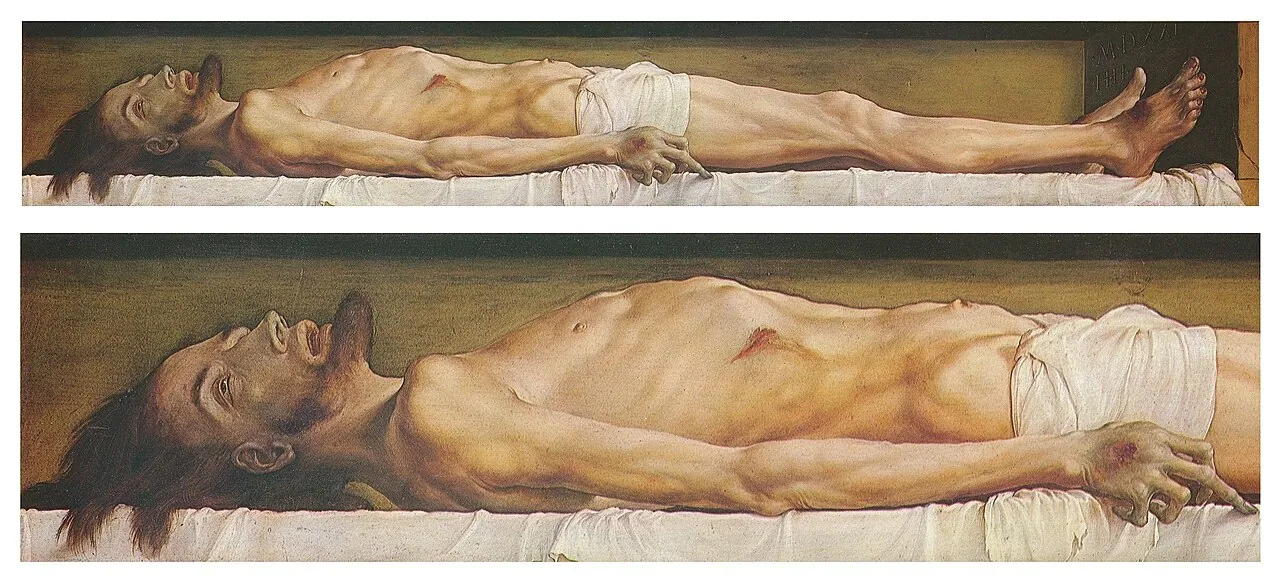 El cuerpo de Cristo muerto en la tumba, de Hans Holbein el Joven