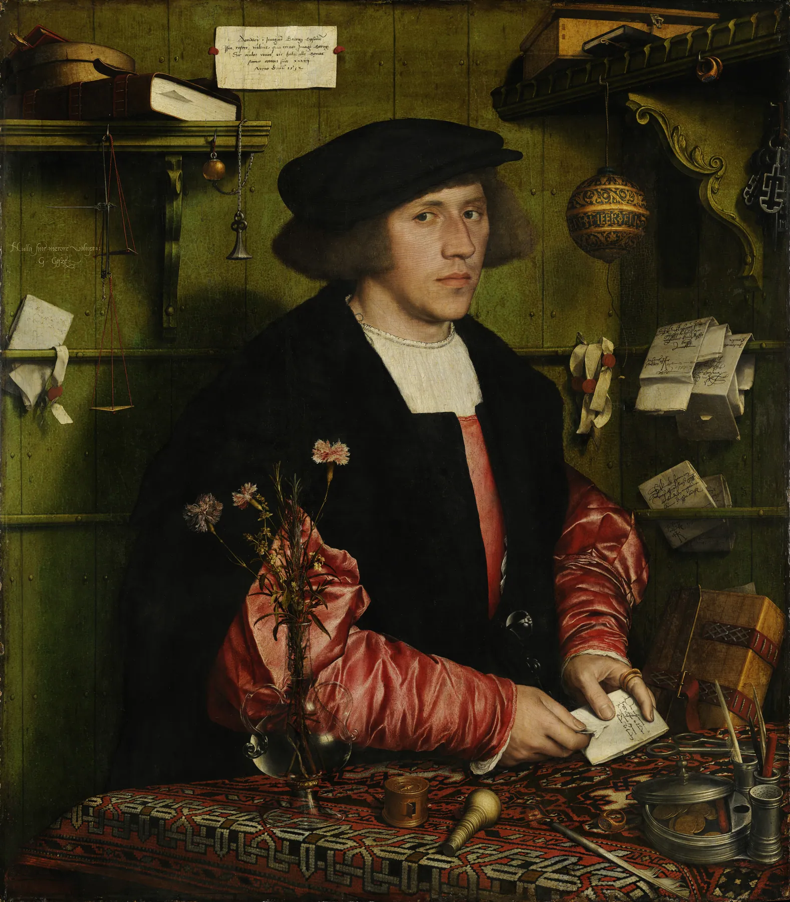 El mercader Georg Gisze, de Hans Holbein el Joven